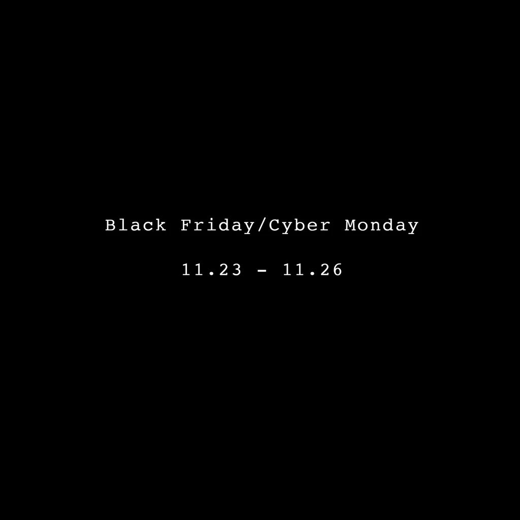 Black Friday/Cyber Monday 2018 - November 23