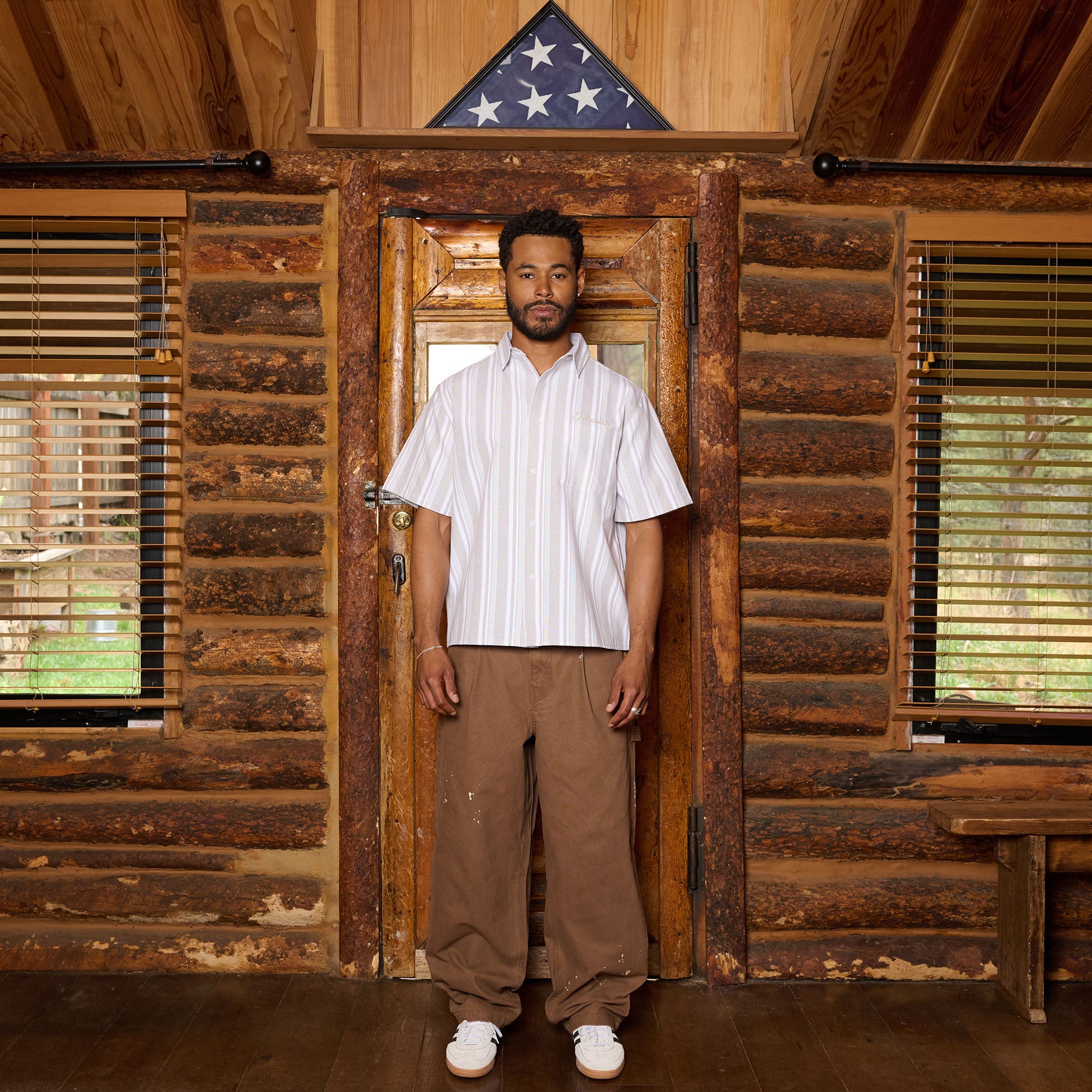 Striped Oxford Shirt Wheat | Jiberish