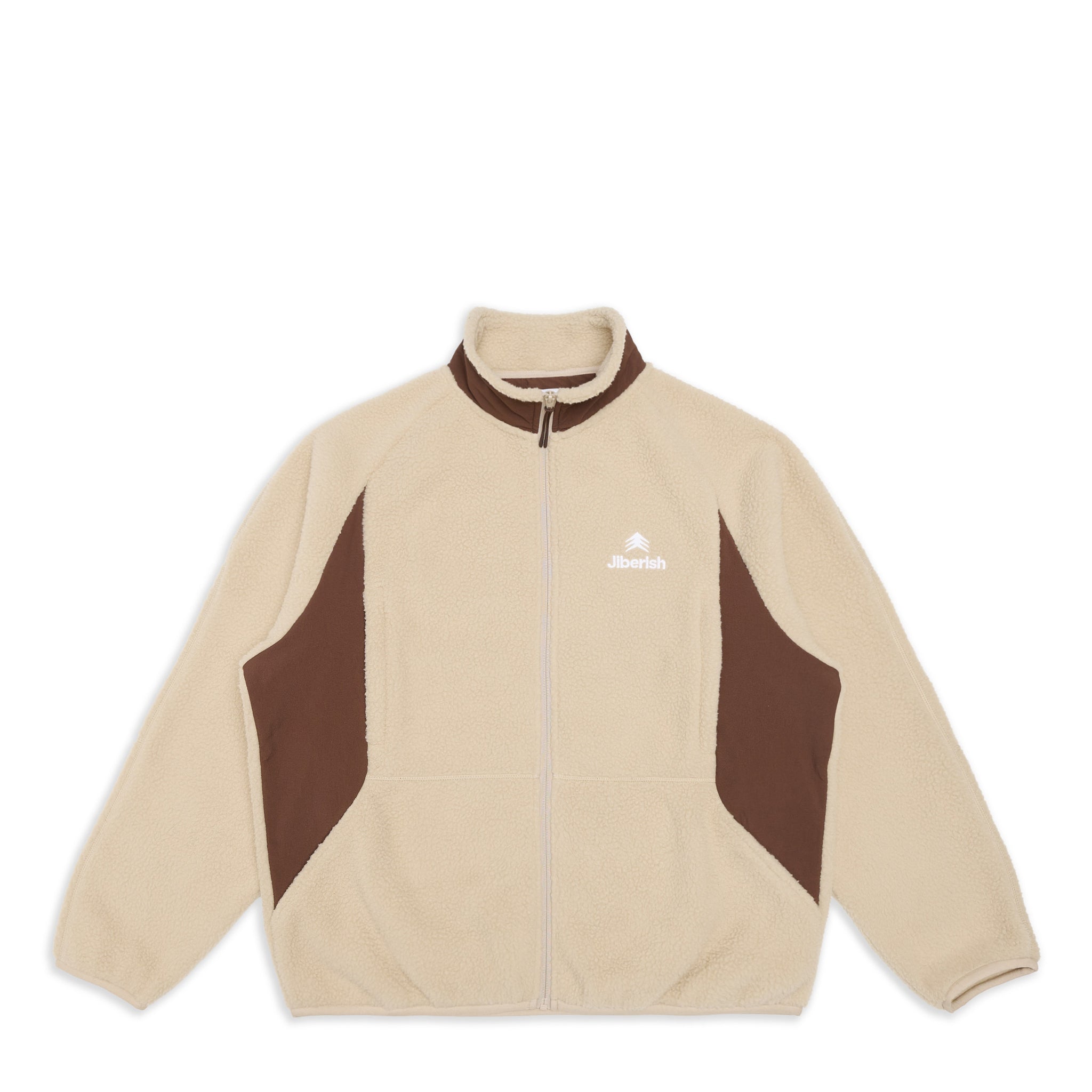 Full Zip Sherpa Fleece Wheat | Jiberish