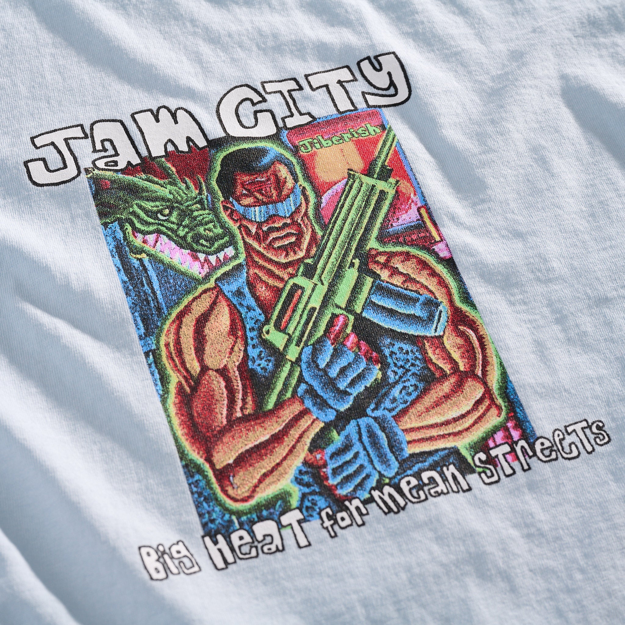 Jam City Tee Light Blue | Jiberish