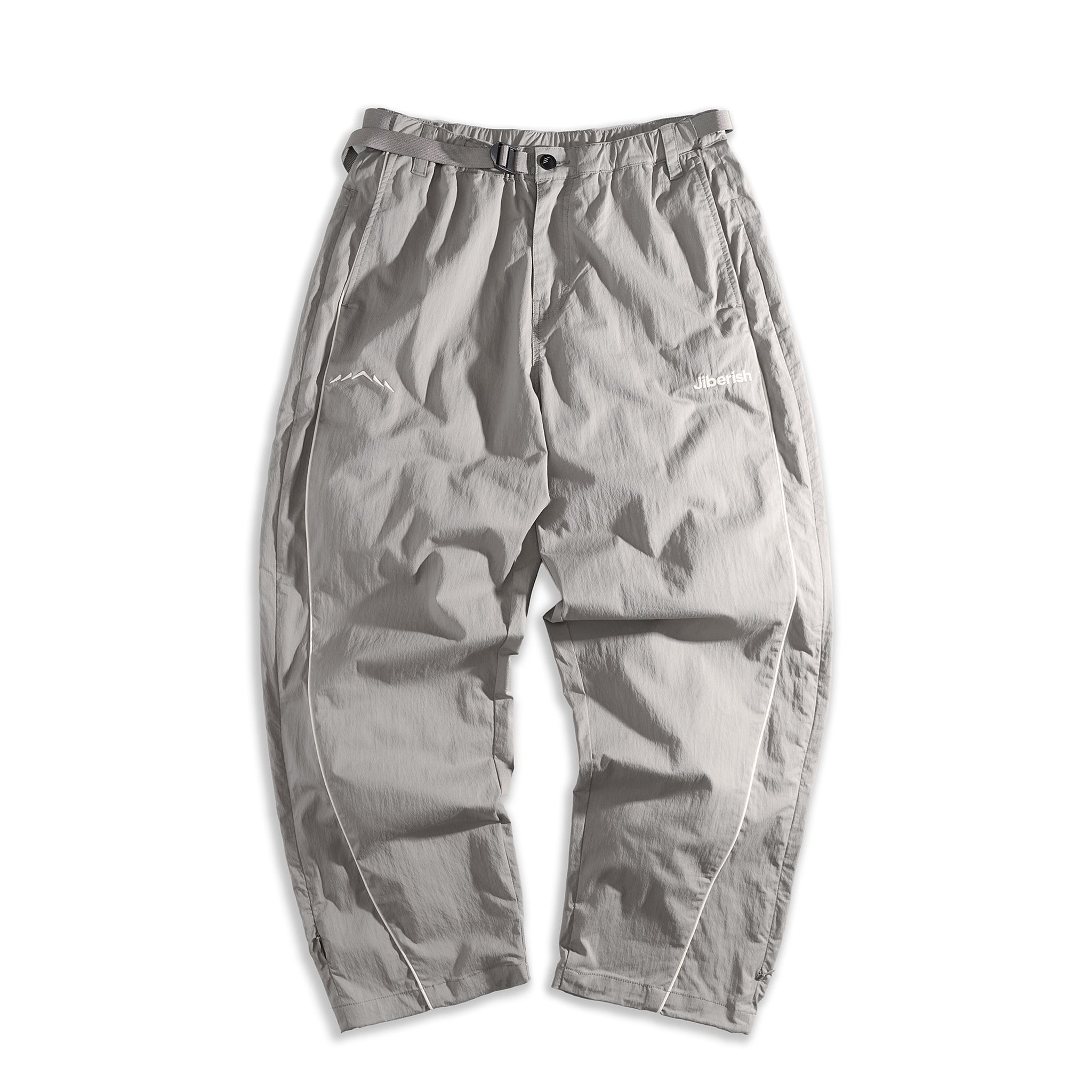 Baggy Zip Track Pant Stone – Jiberish