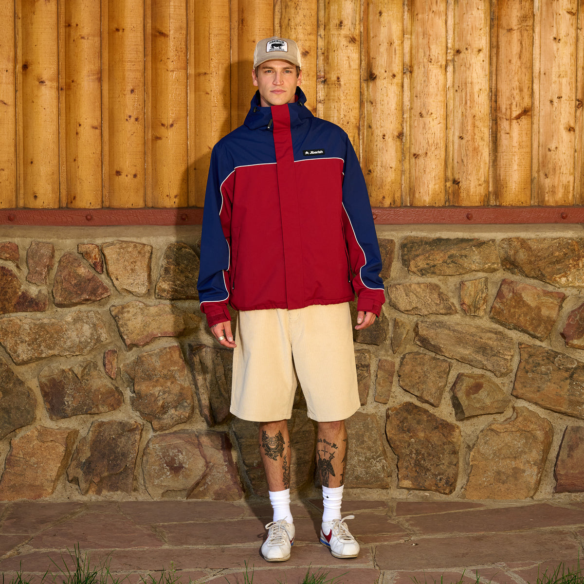 2L Timber Tech Jacket Beacon Blue/Oxblood