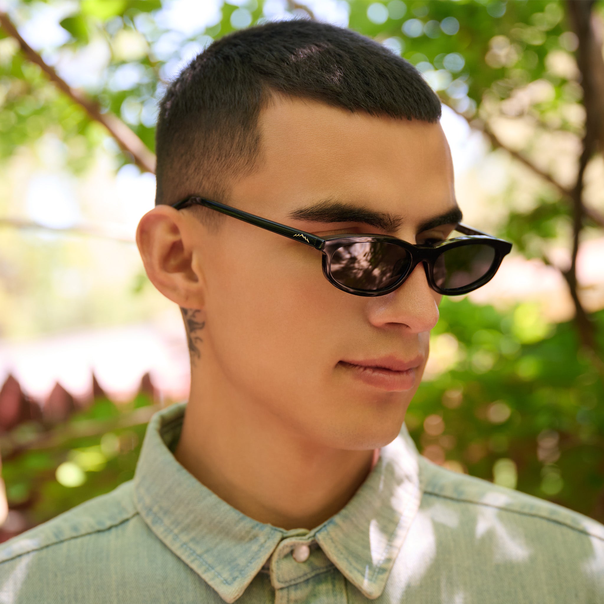 Offshore Half Moon Sunglasses Black