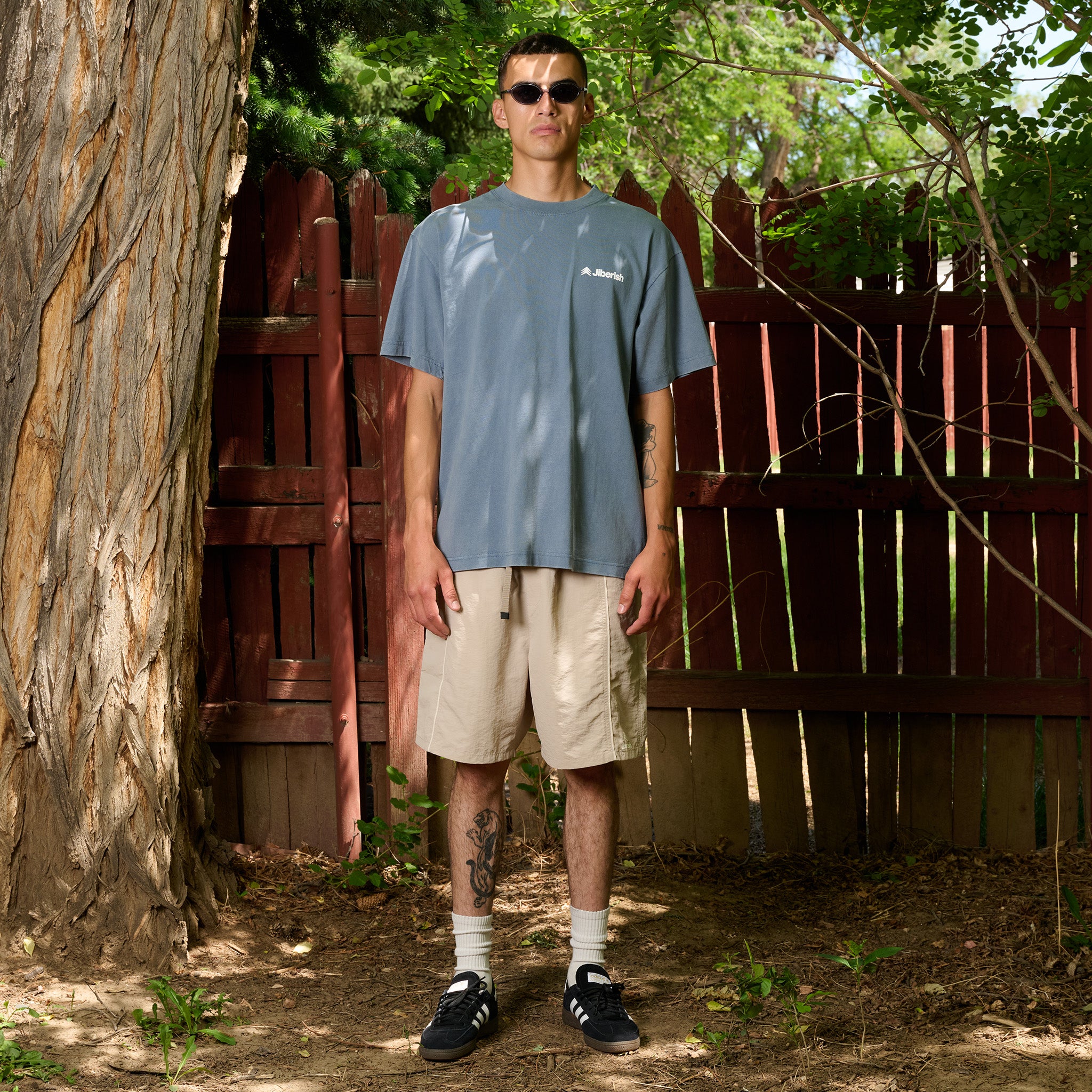 Aros Tee Slate Blue