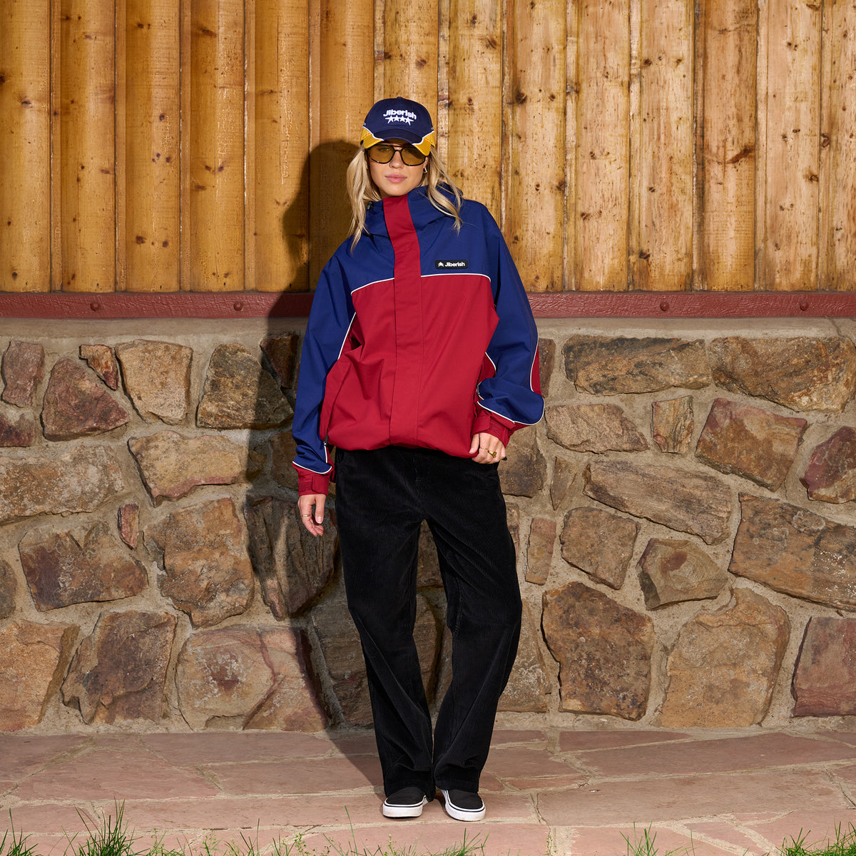2L Timber Tech Jacket Beacon Blue/Oxblood