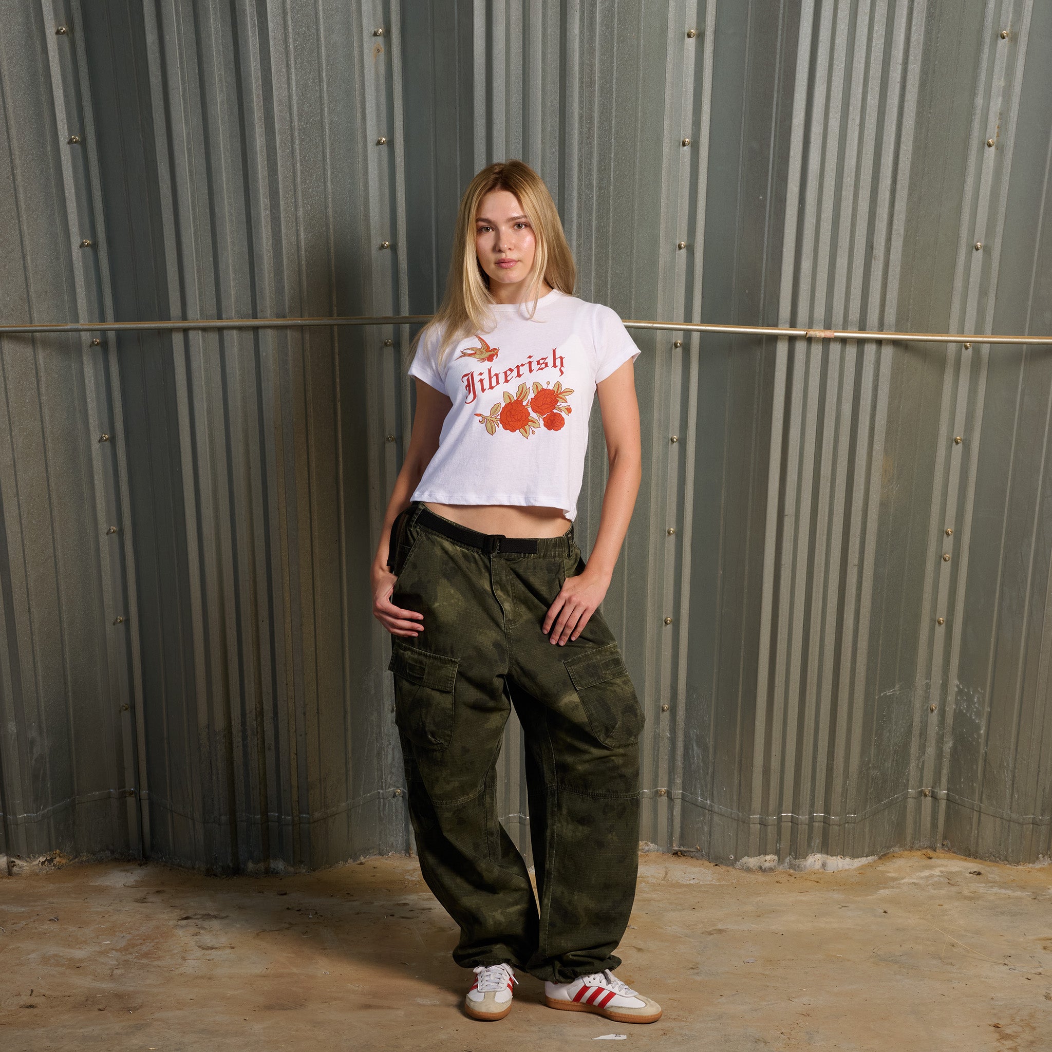 Washed Ripstop Military Cargos Olive