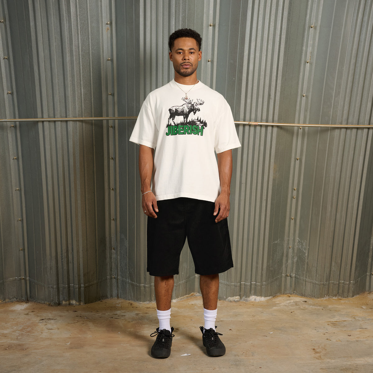 Big Corduroy Shorts Black