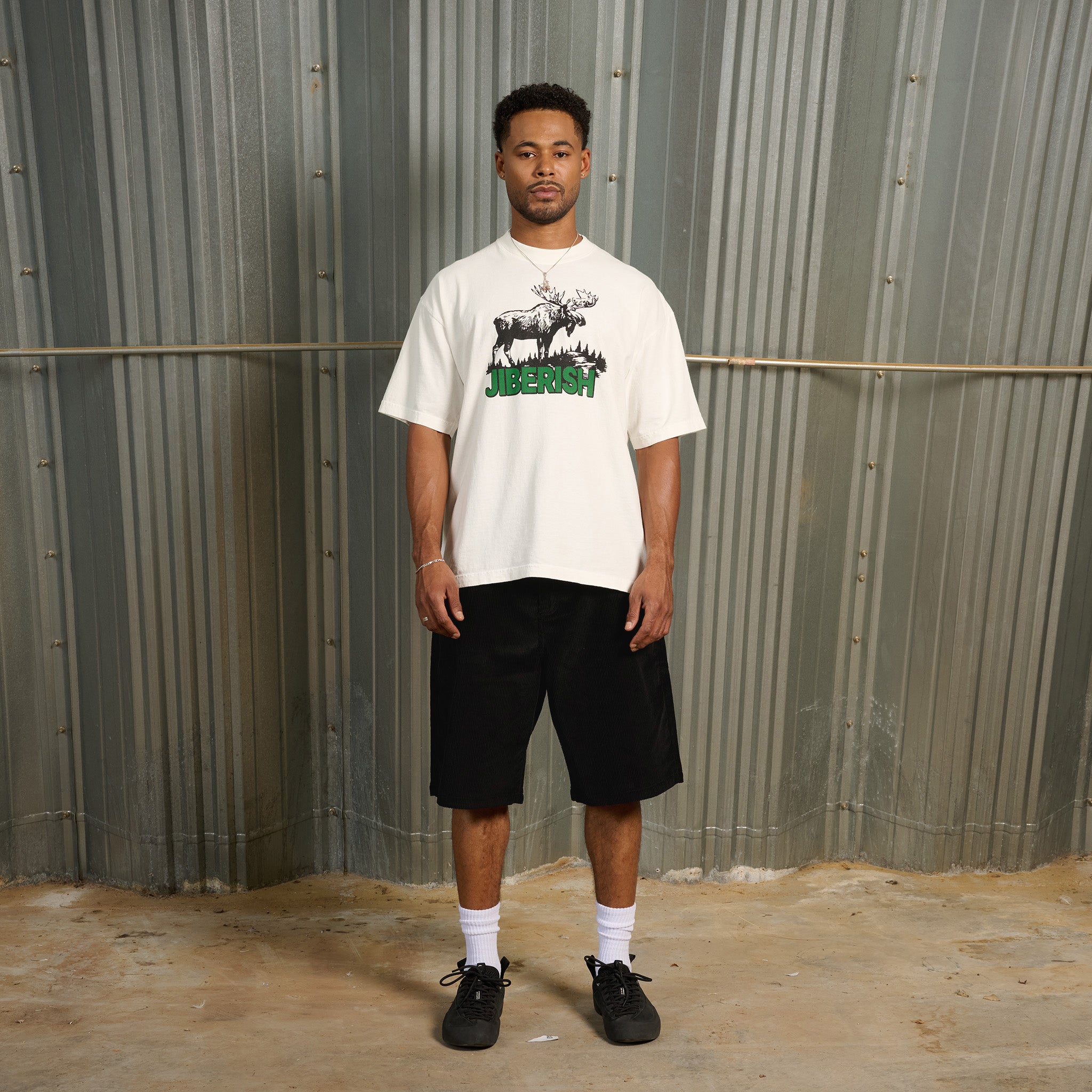 Big Corduroy Shorts Black