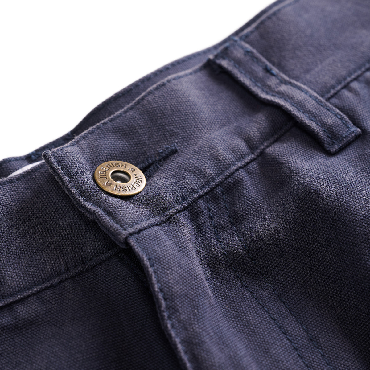 Baggy Fit Double Knee Cargos Washed Navy