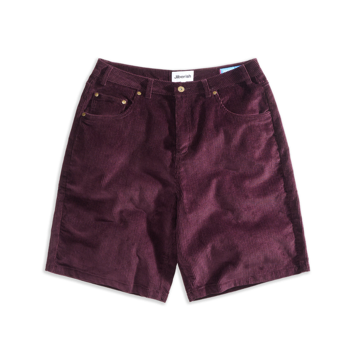 Big Corduroy Shorts Eggplant