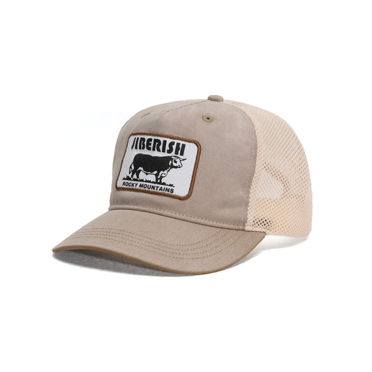 Bovine Mesh Trucker Tan