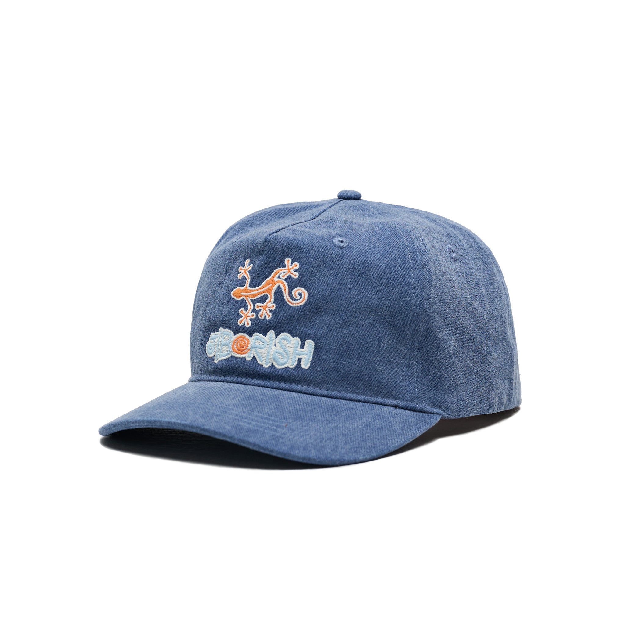 Lizards Washed Navy 5-Panel