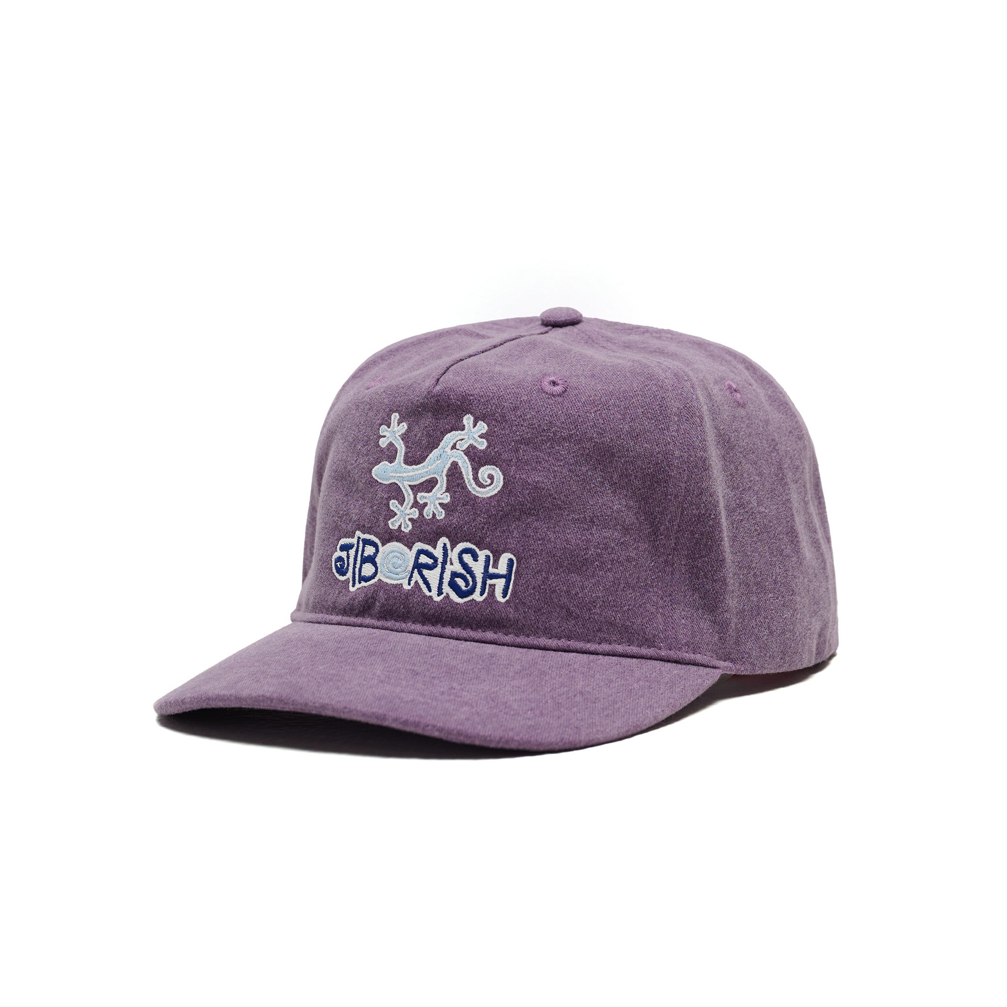 Lizards Washed Purple 5-Panel