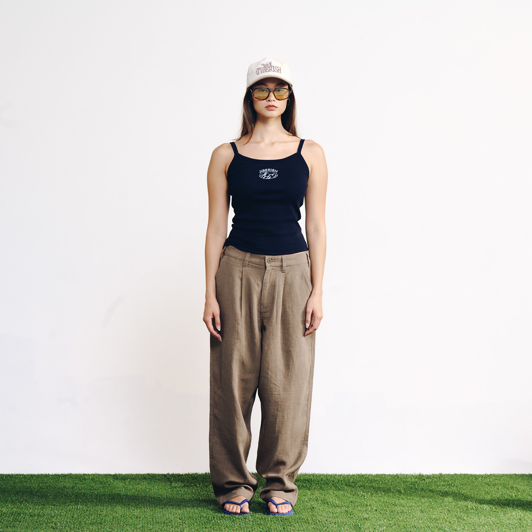 Coastline Beach Pants Mushroom