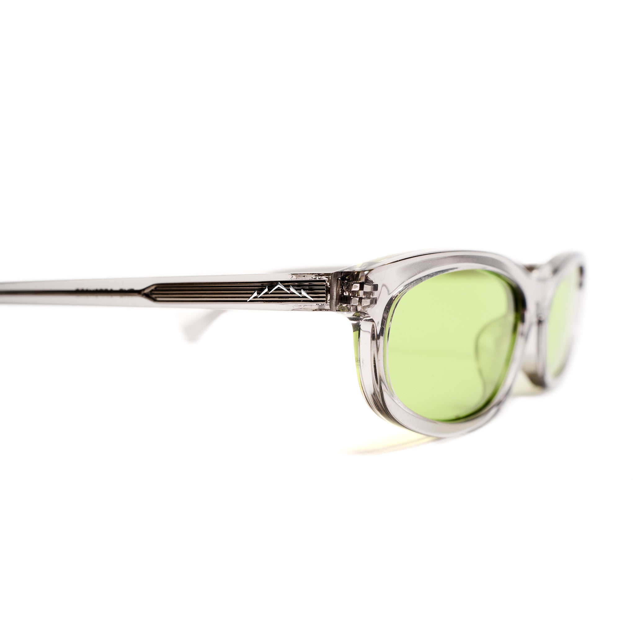 Offshore Half Moon Sunglasses Clear/Green
