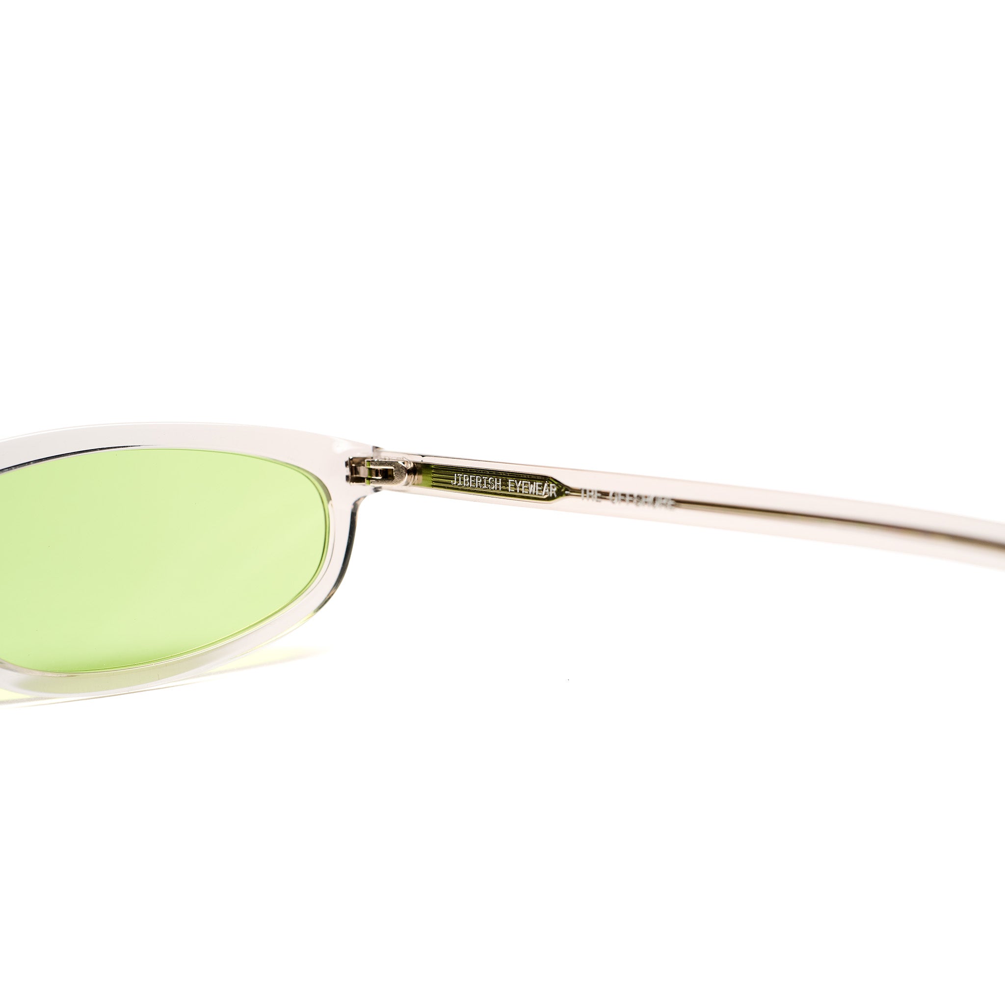 Offshore Half Moon Sunglasses Clear/Green