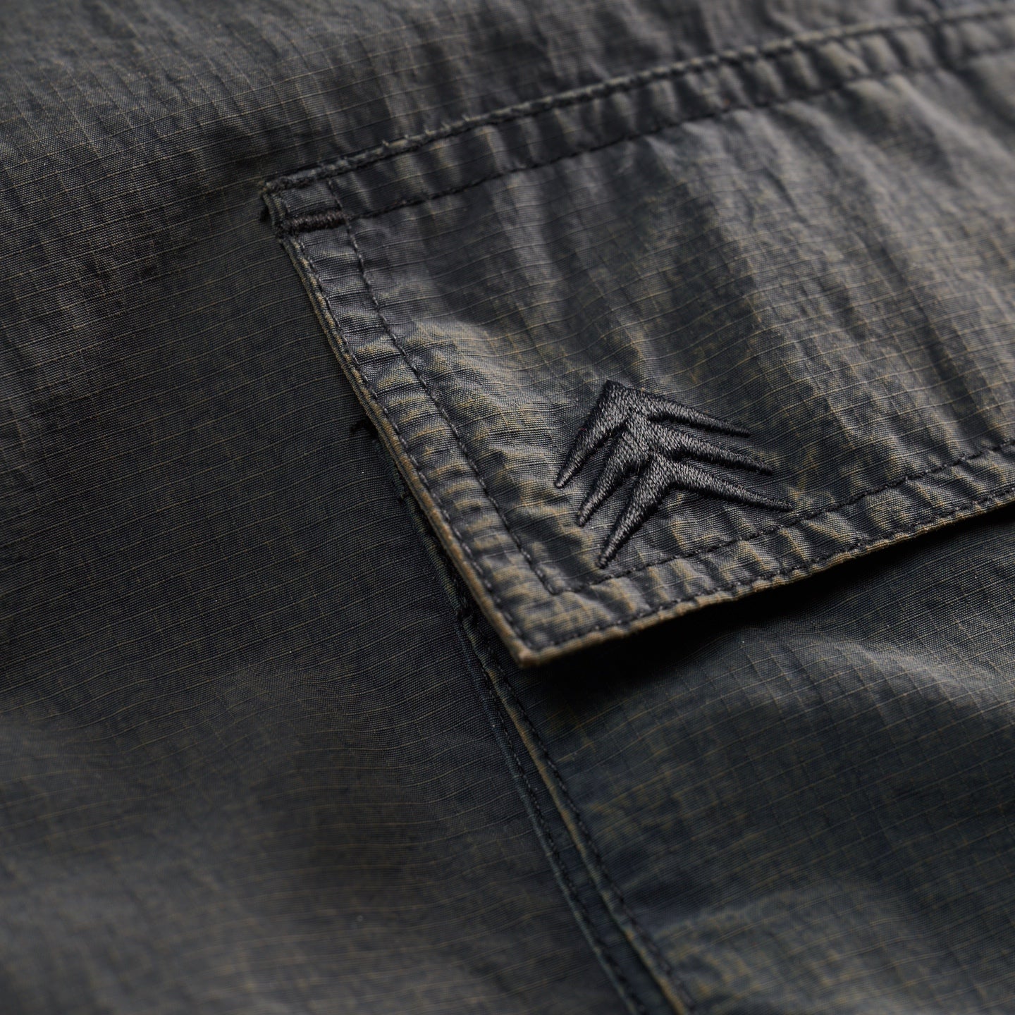 Baggy Fit Washed Ripstop Convertible Cargo Midnight