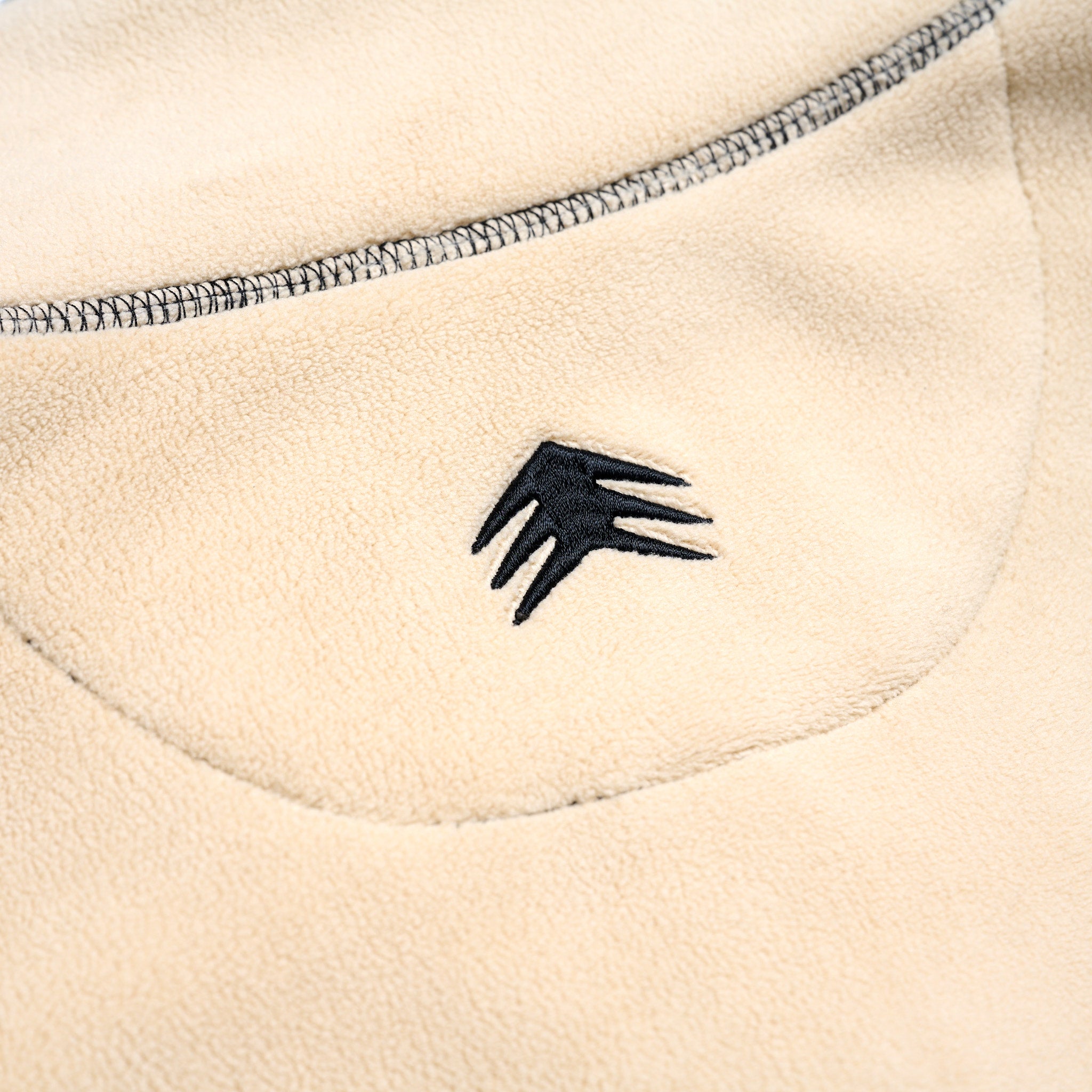 Summit Fleece Vest Ivory | Jiberish