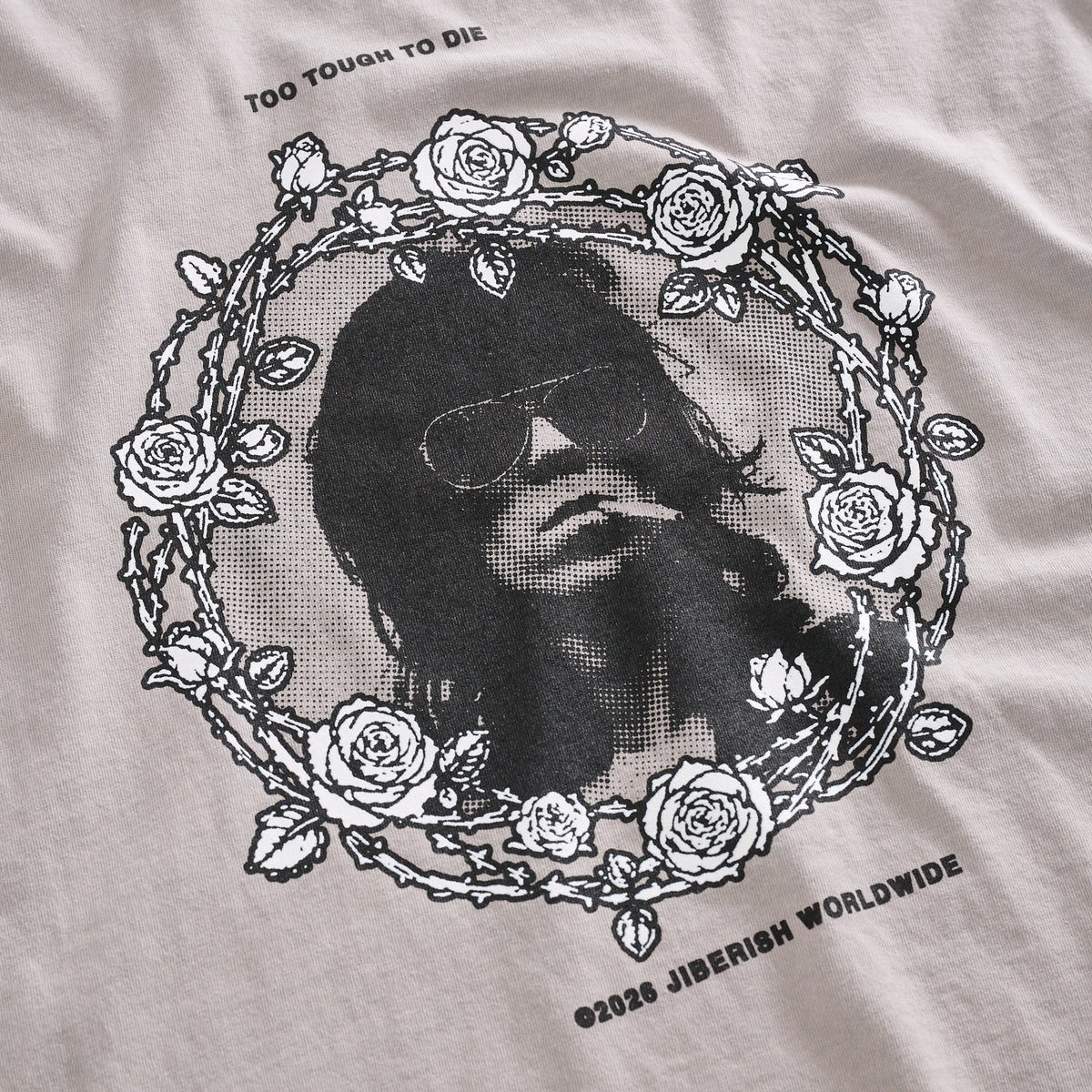 World Tour Tee Dark Silver
