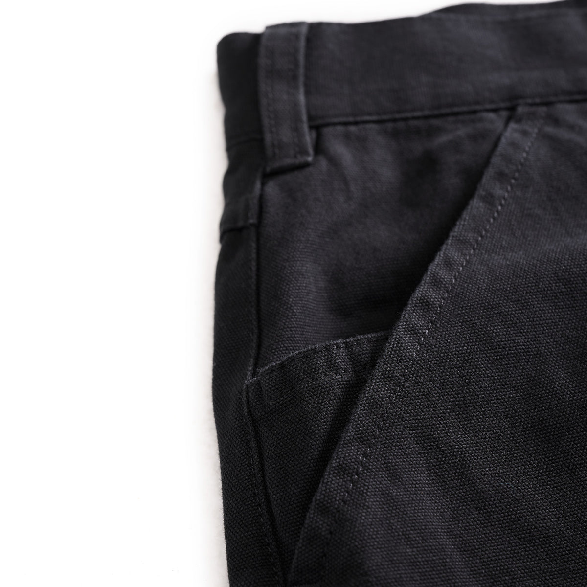 Baggy Fit Double Knee Cargos Black