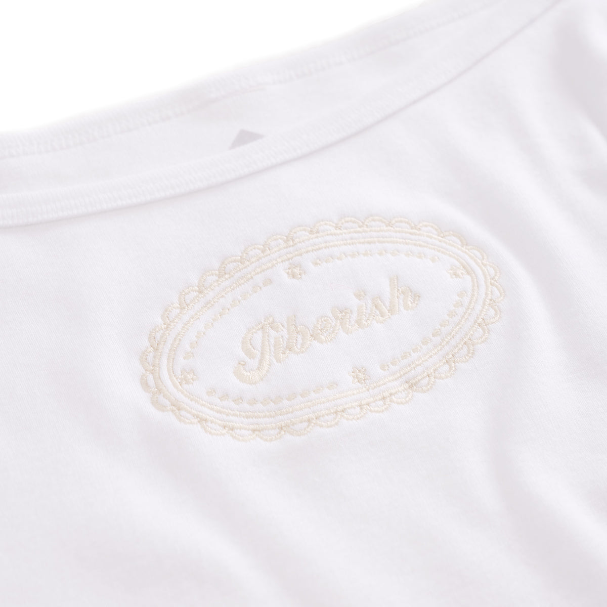 Doily Women's 3/4 Sleeve Tee White