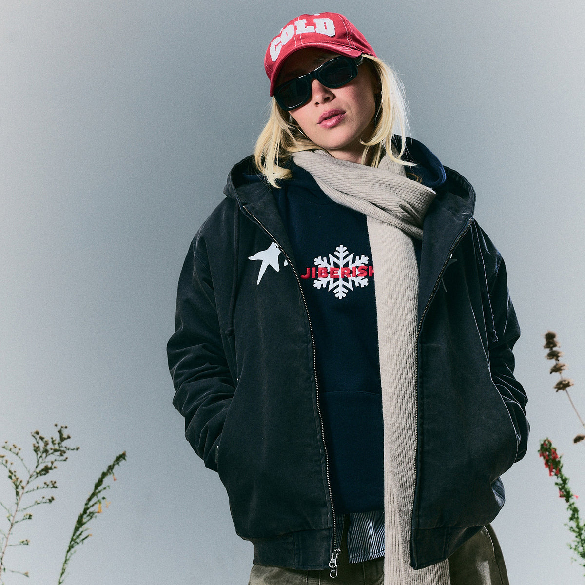 Flake Hoodie Navy