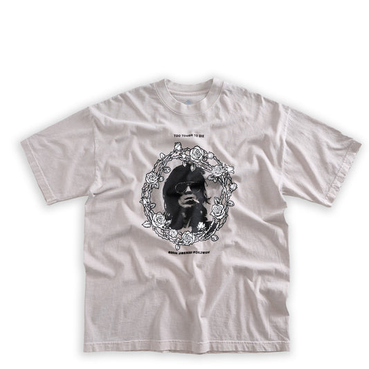 World Tour Tee Dark Silver