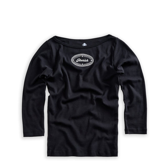 Doily Women's 3/4 Sleeve Tee Black