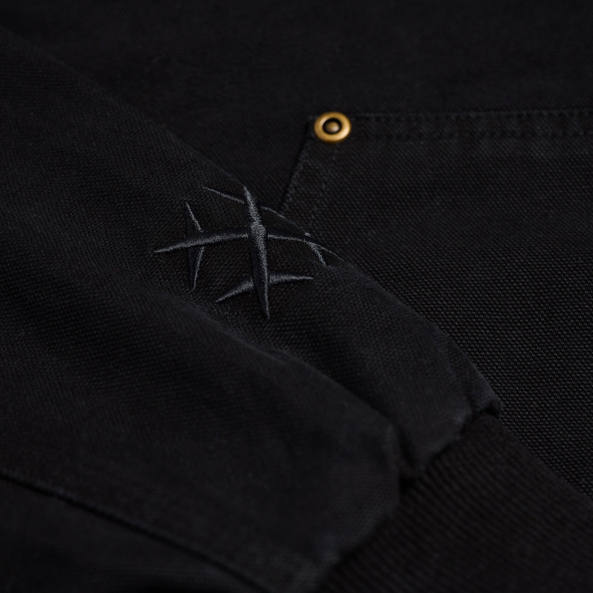 Flannel Lined Work Jacket Black