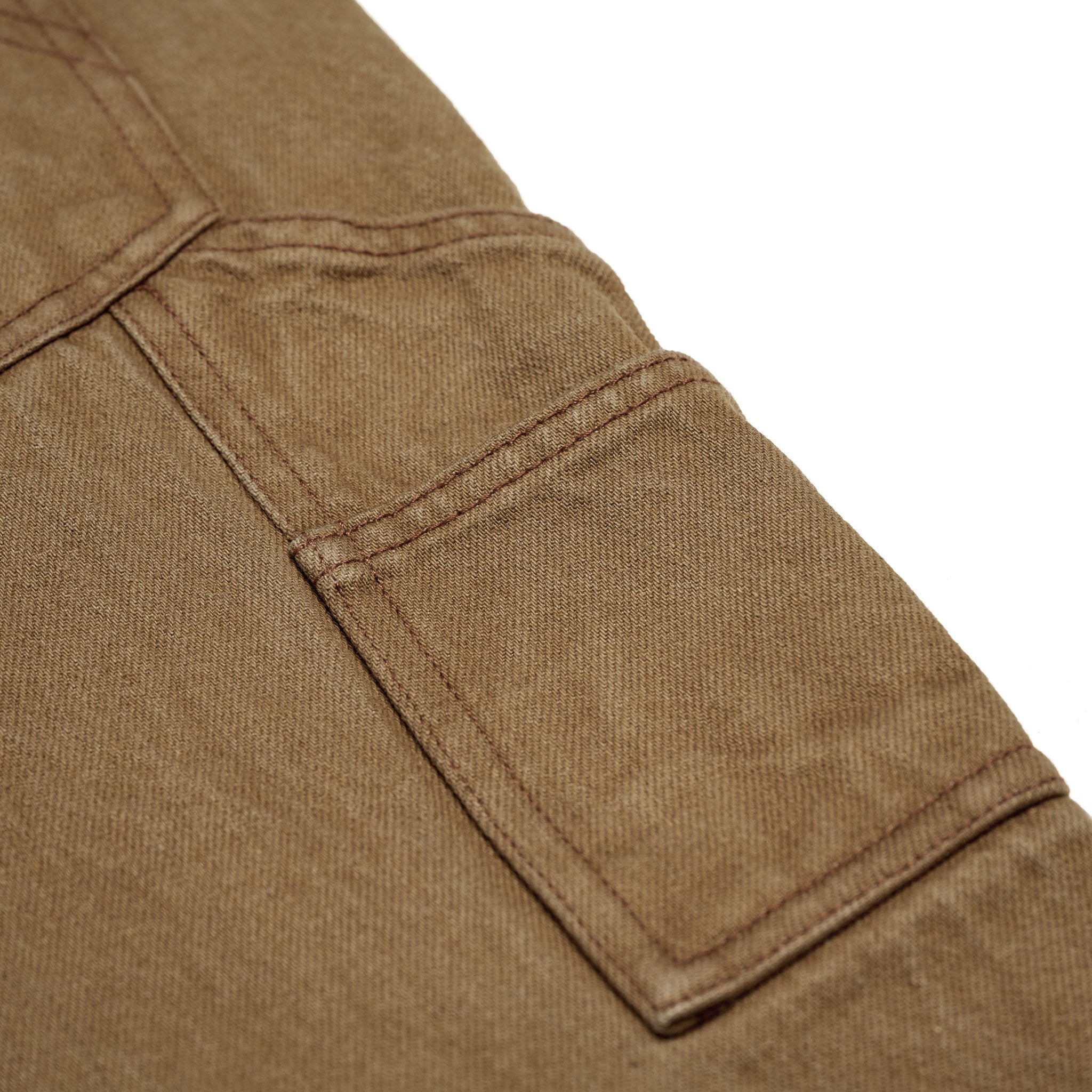 12 oz. Relaxed Fit Denim Washed Brown