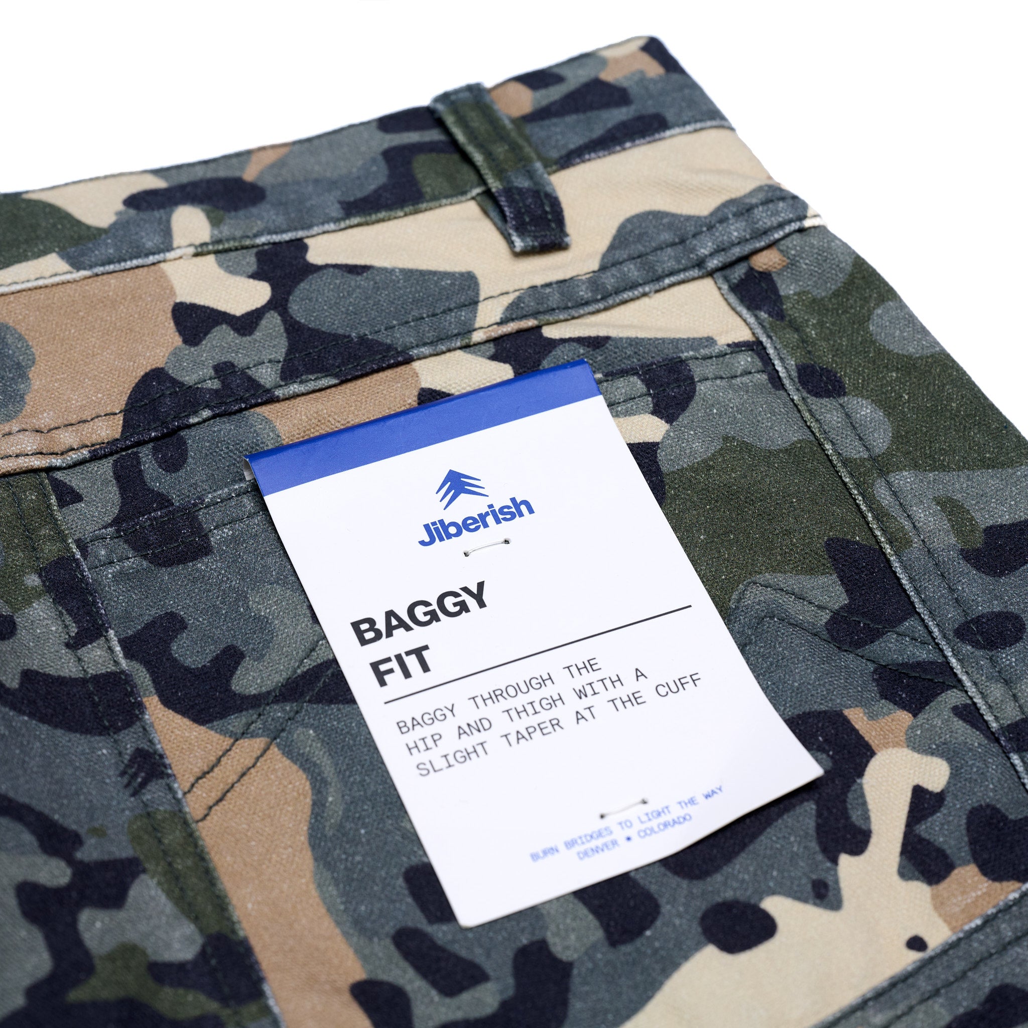 Baggy Fit Canvas Pants Alp Camo