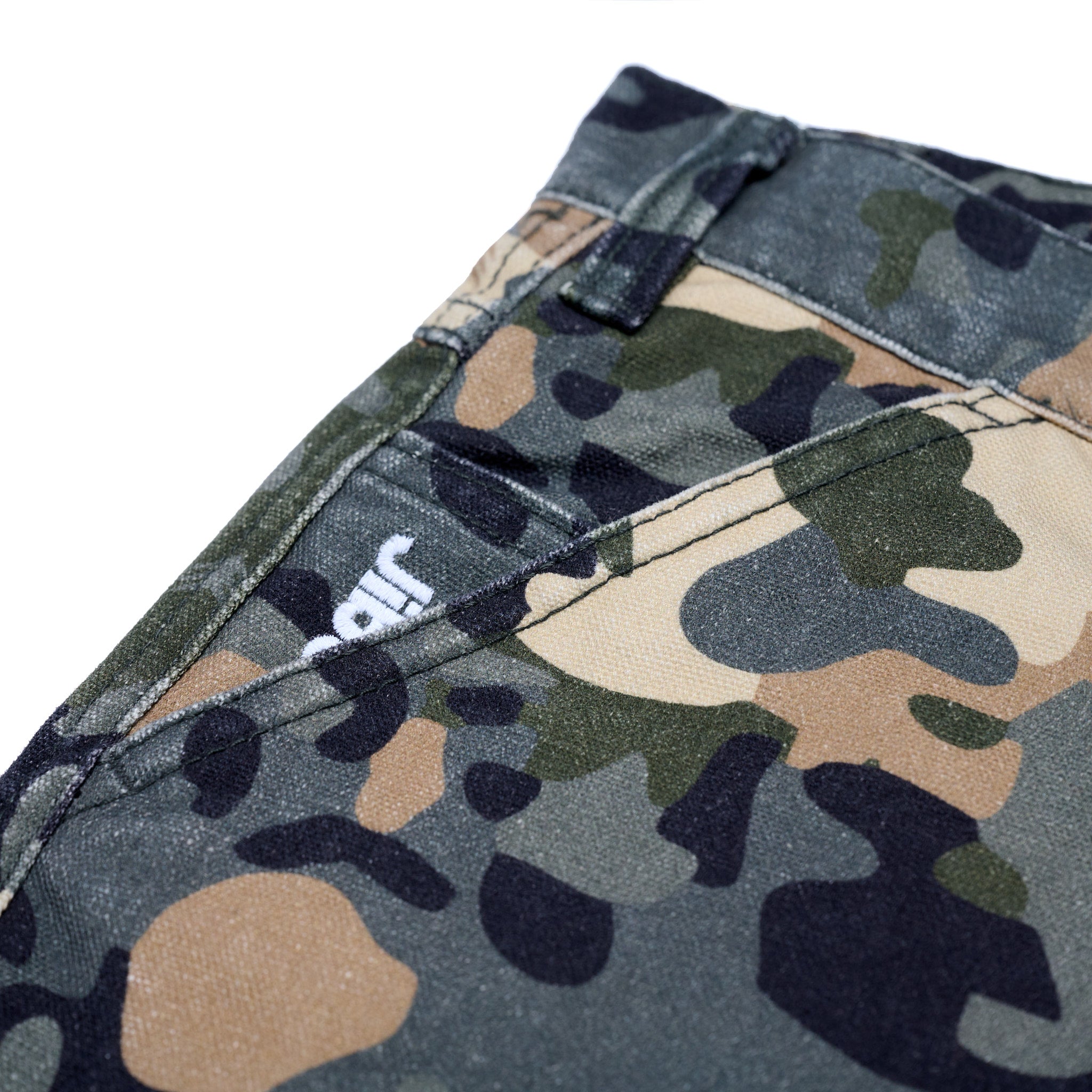 Baggy Fit Canvas Pants Alp Camo