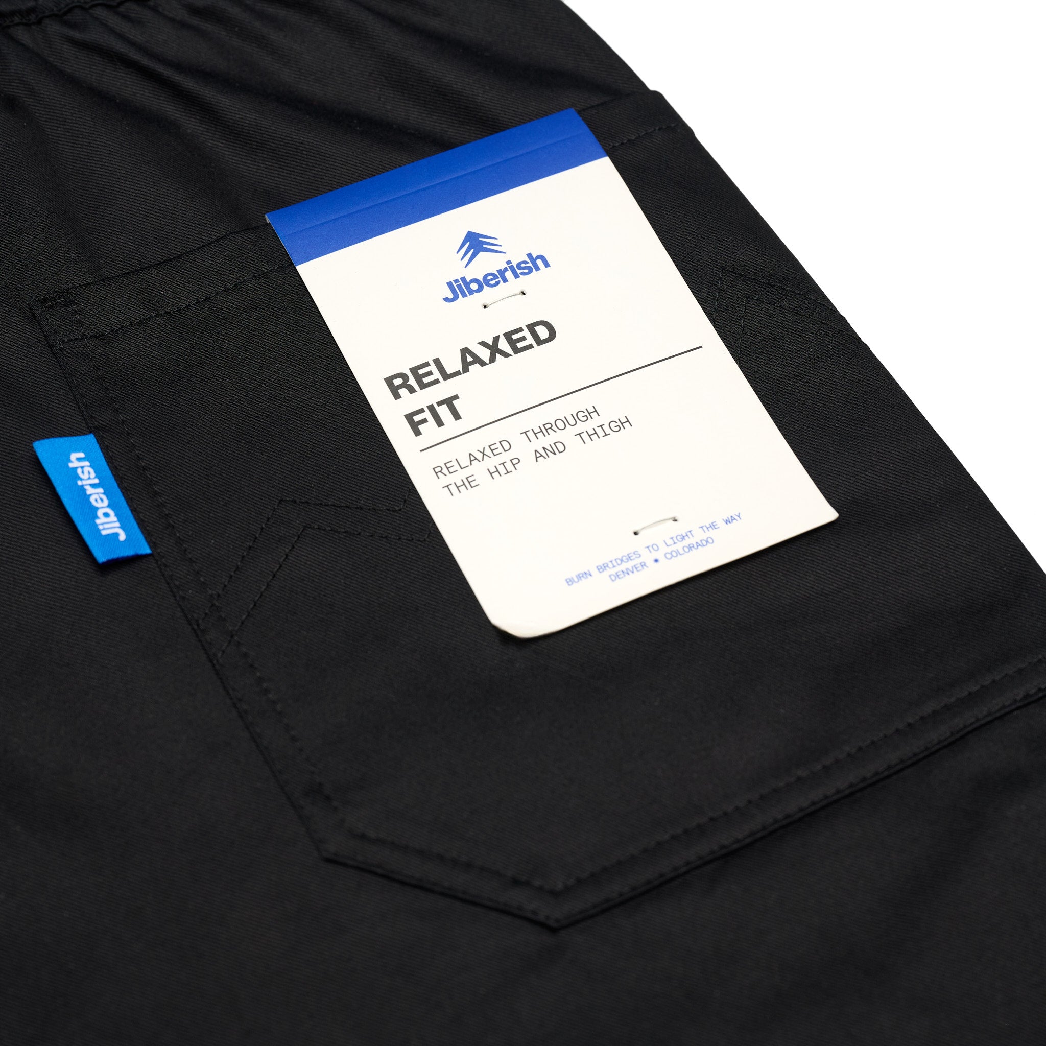 Relaxed Fit Tech Pants Black