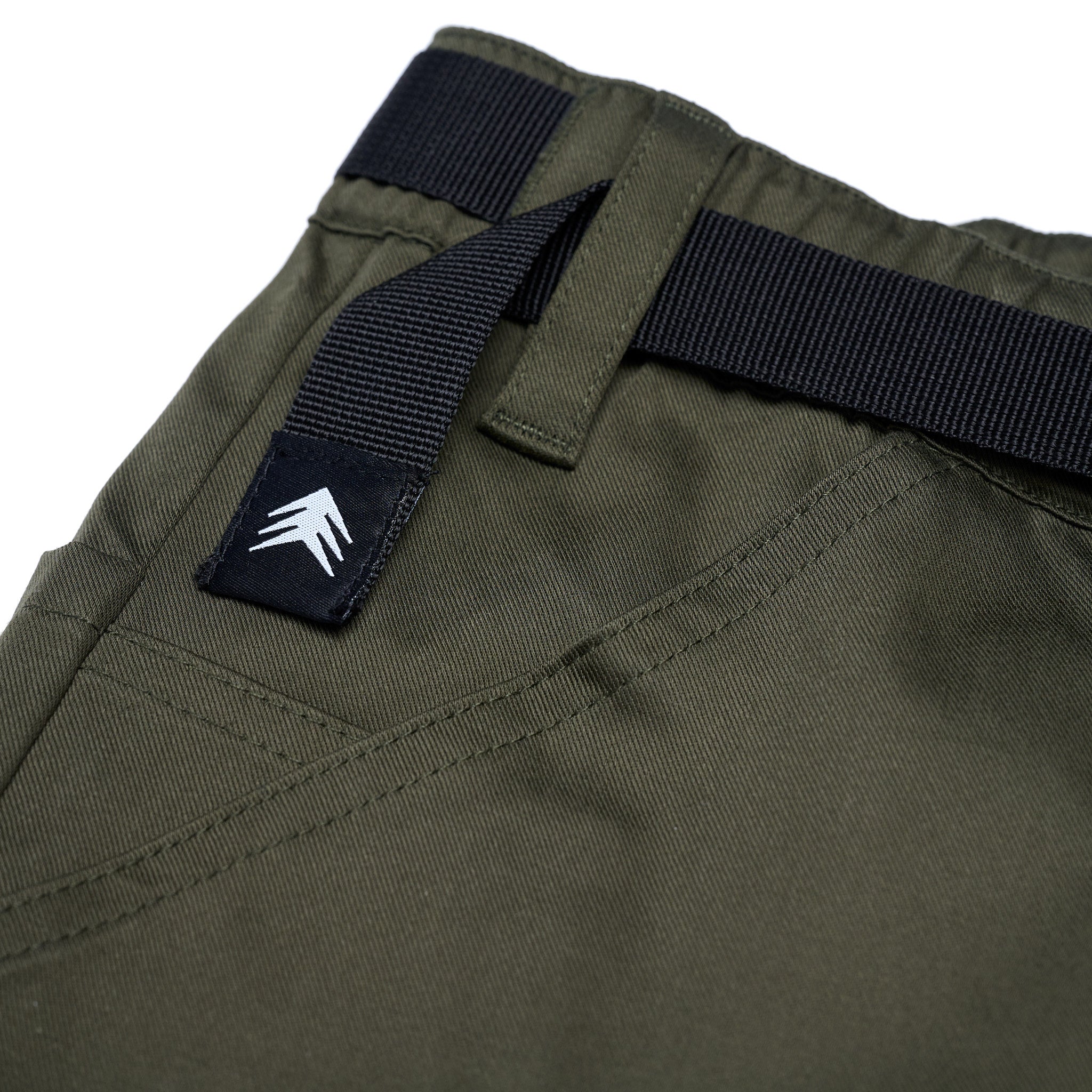 Relaxed Fit Tech Pants Military Green
