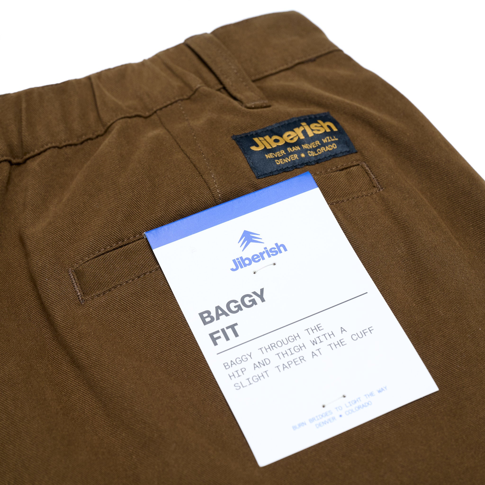 Baggy Fit Double-Pleated Chino Cedar