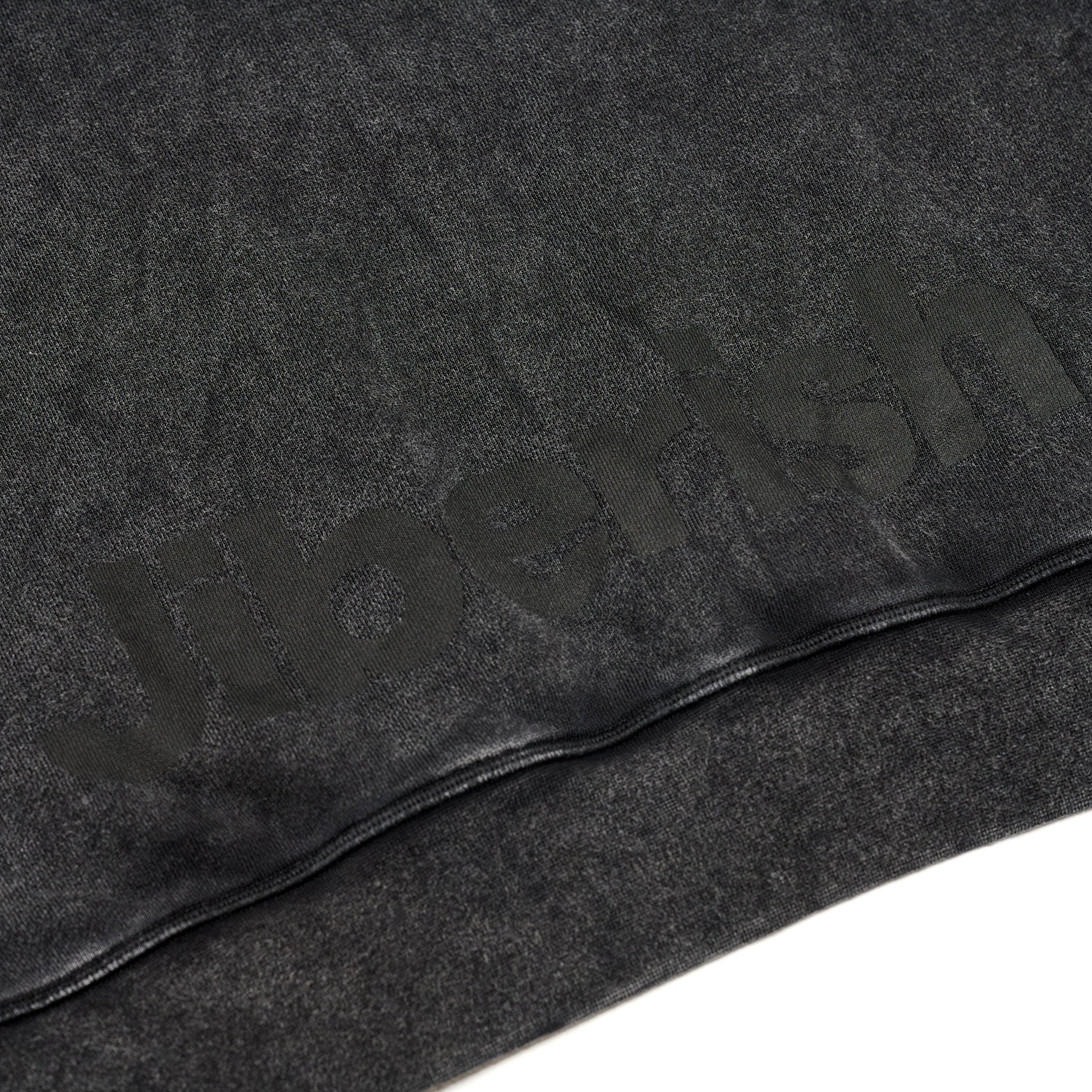 Aros Pigment Dyed Hoodie Black