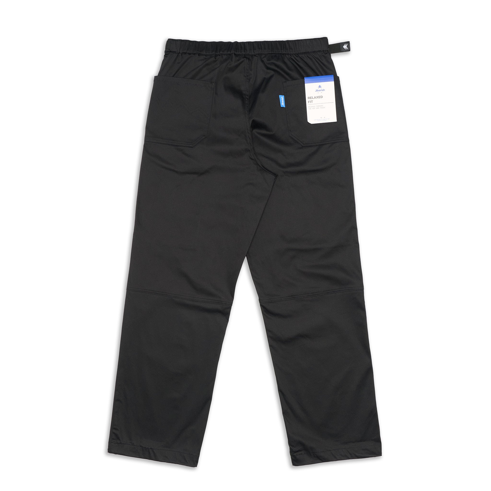 Relaxed Fit Tech Pants Black