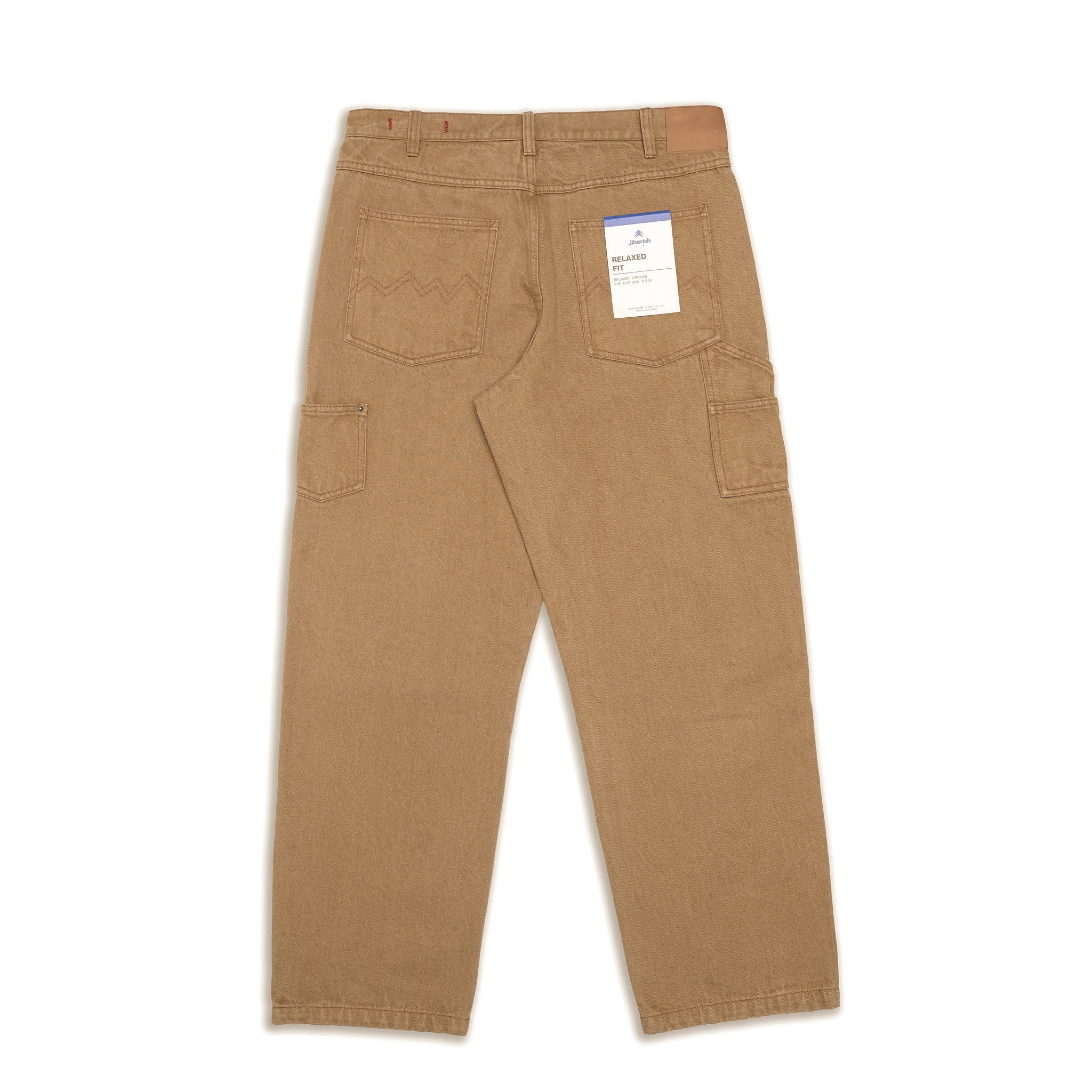 12 oz. Relaxed Fit Denim Washed Brown