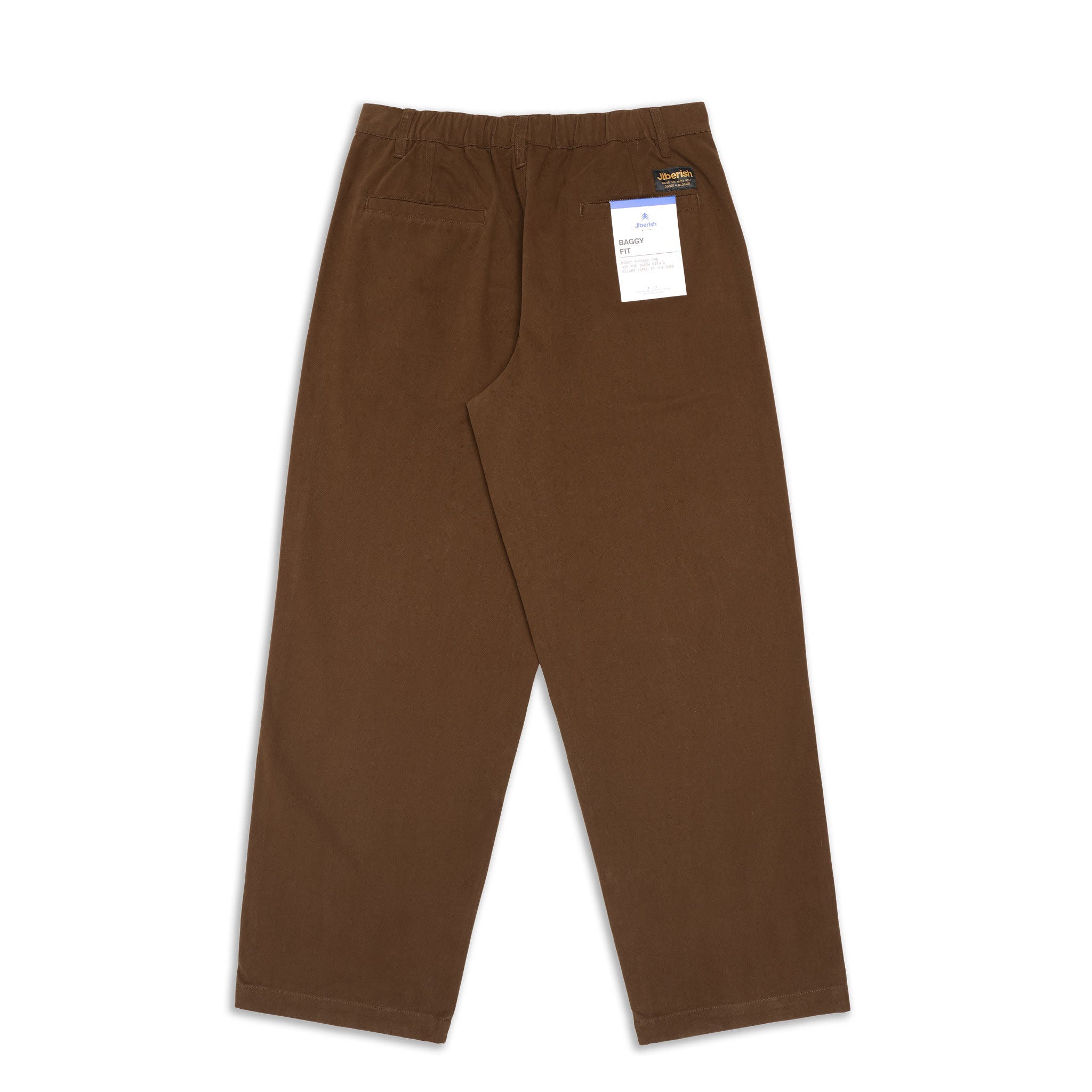 Baggy Fit Double-Pleated Chino Cedar