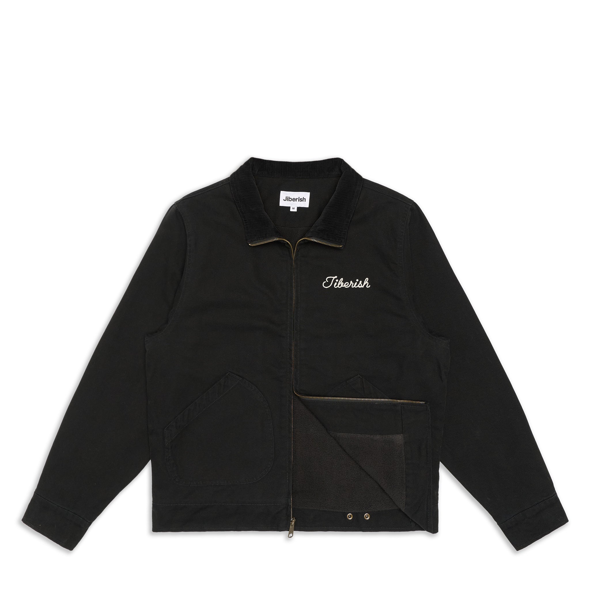 Fleece Lined Ranch Jacket Washed Black