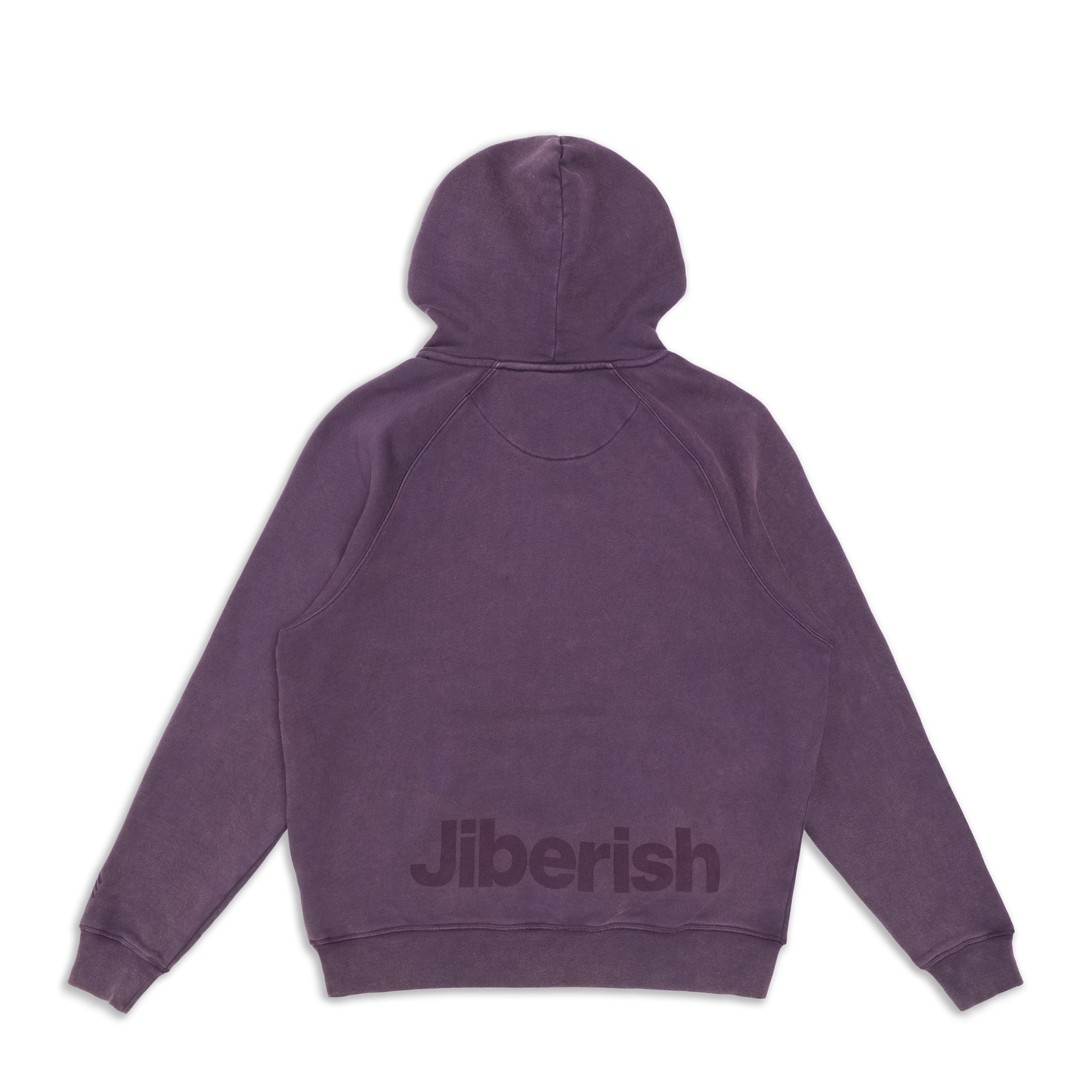 Aros Pigment Dyed Hoodie Purple