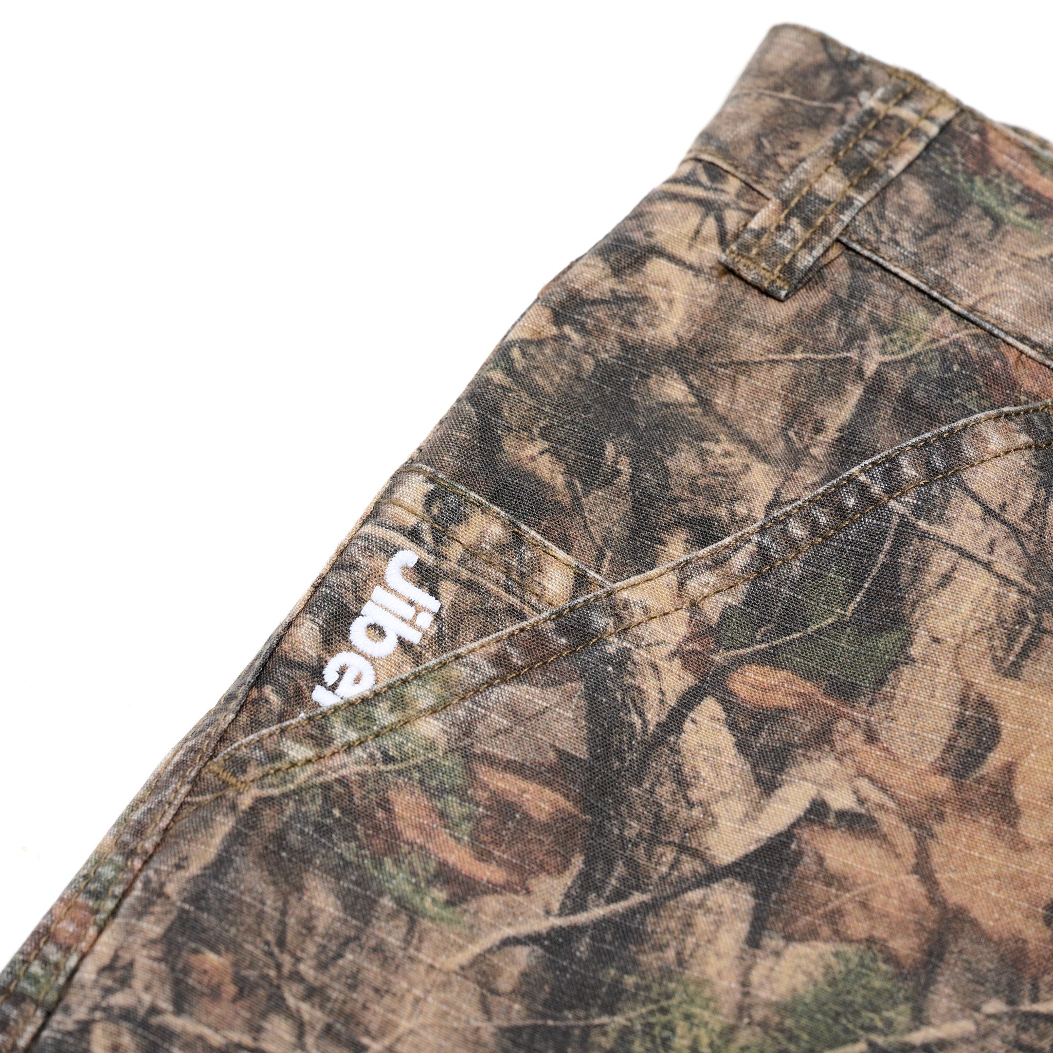 Baggy Fit Convertible Cargo Pant Camo