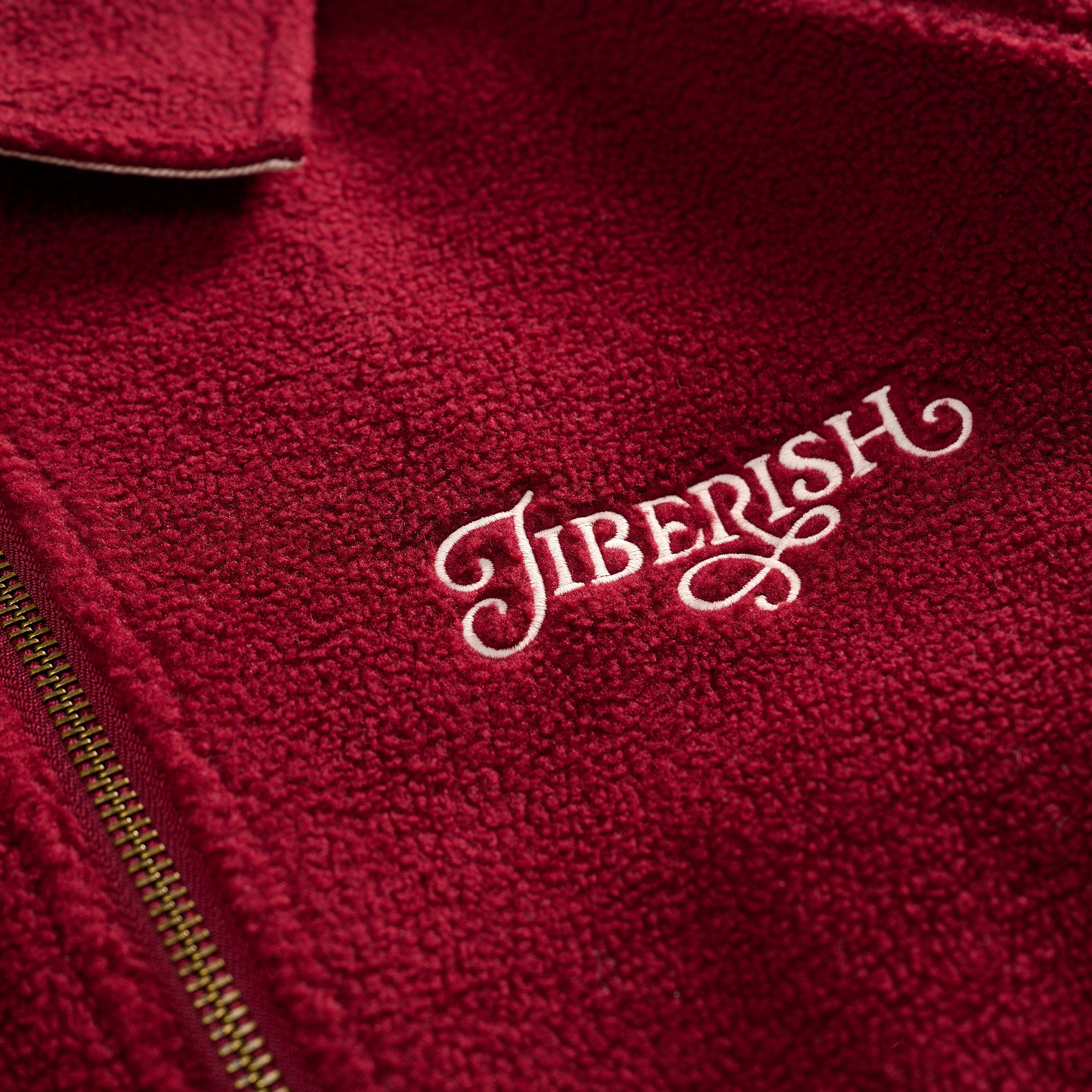 Fleece Harrington Jacket Cardinal