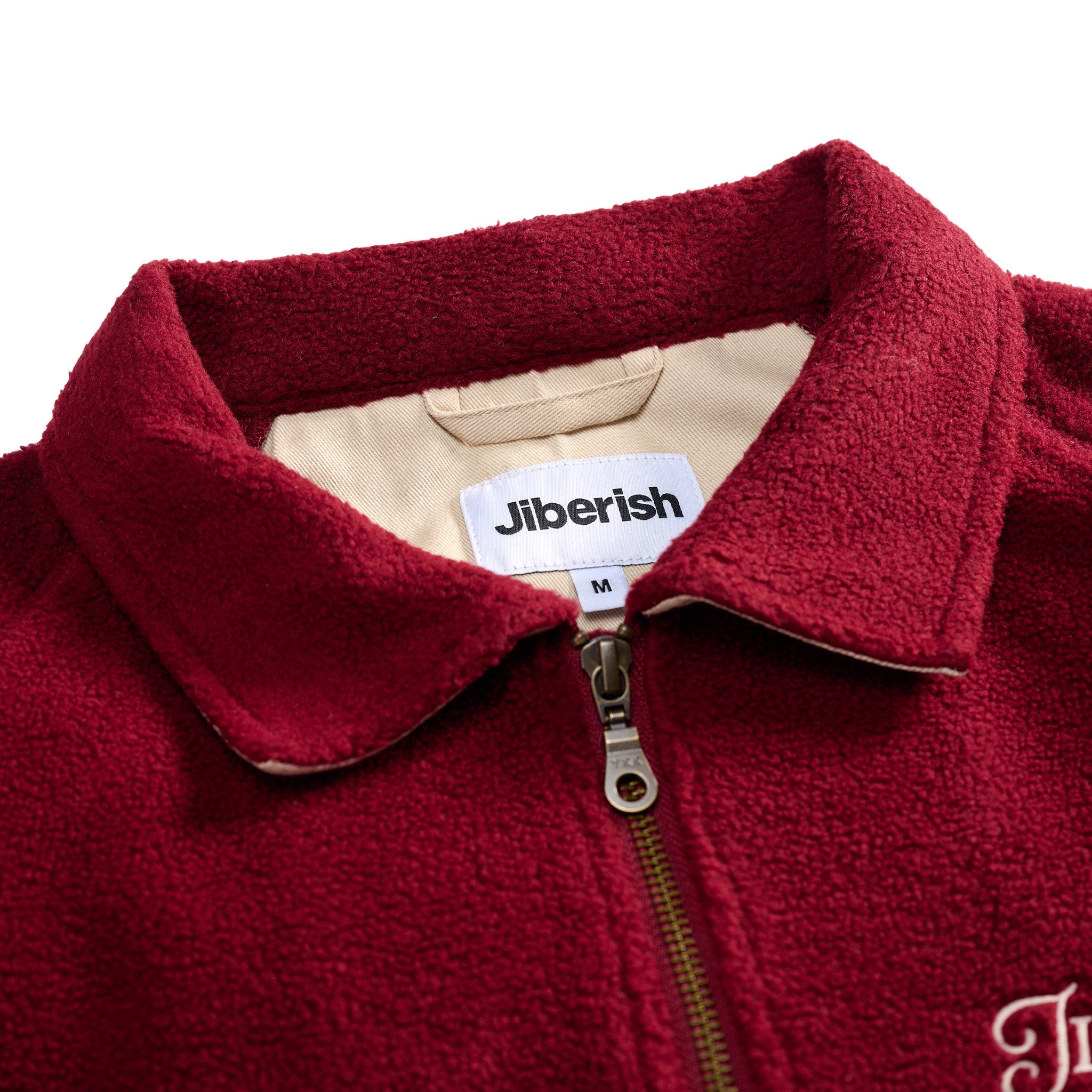 Fleece Harrington Jacket Cardinal