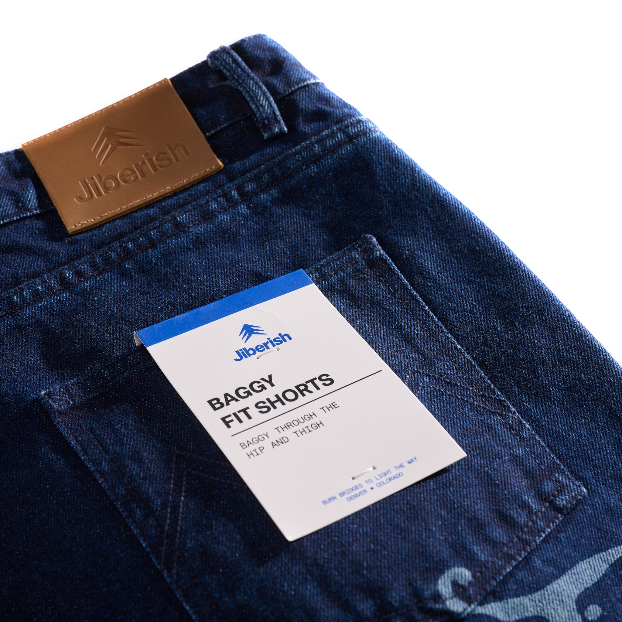 Big Etch Jorts Deep Indigo