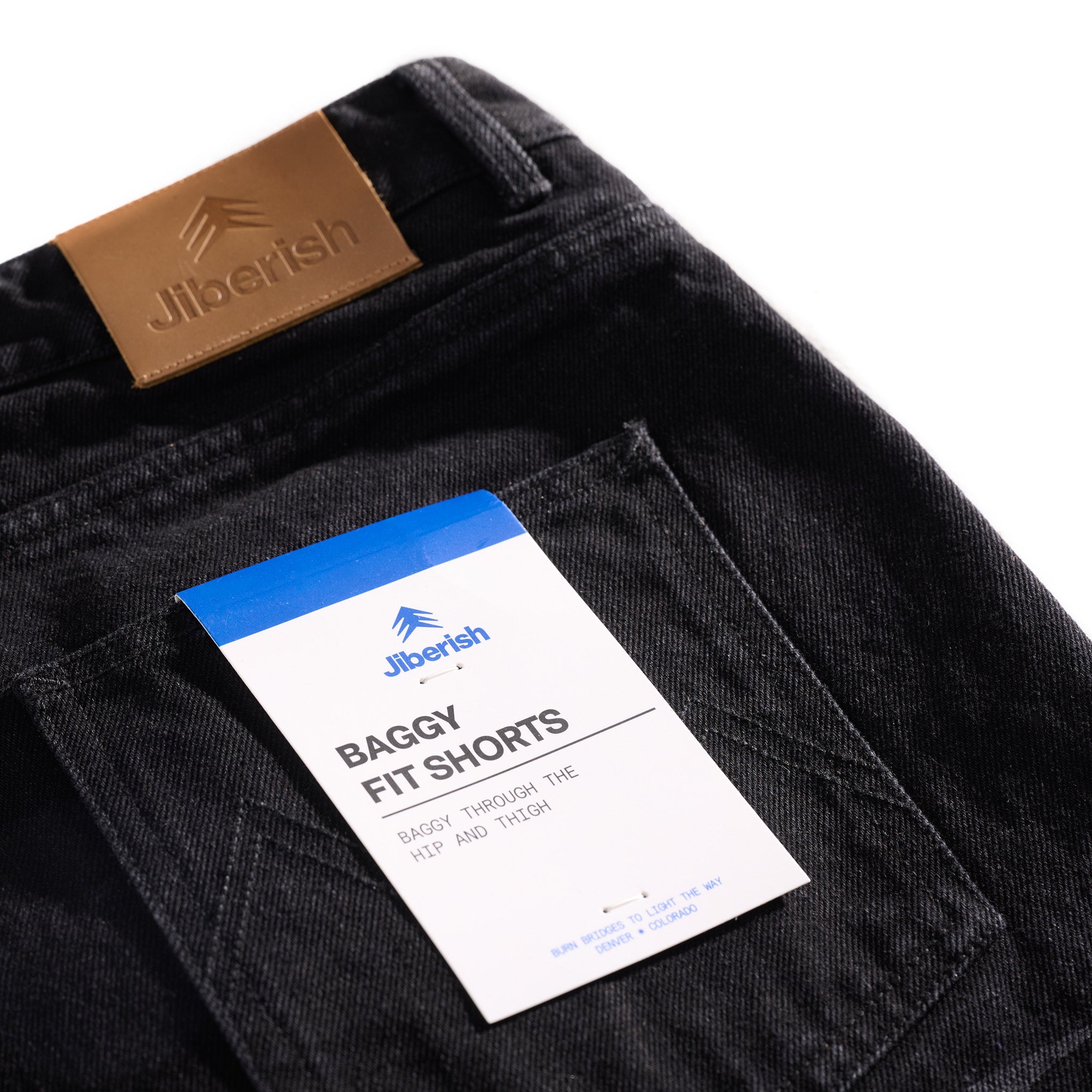 Big Etch Jorts Deep Black