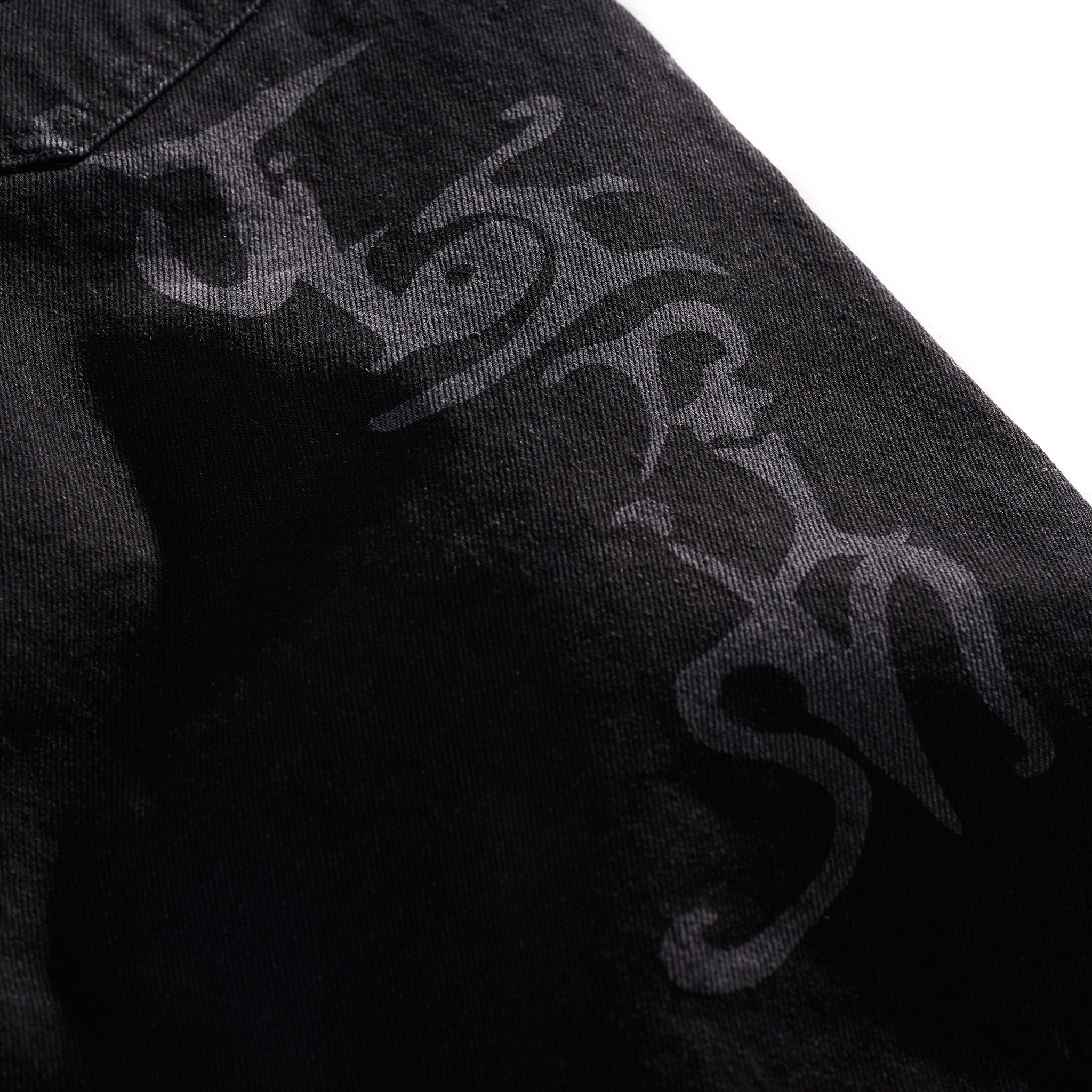 Big Etch Jorts Deep Black