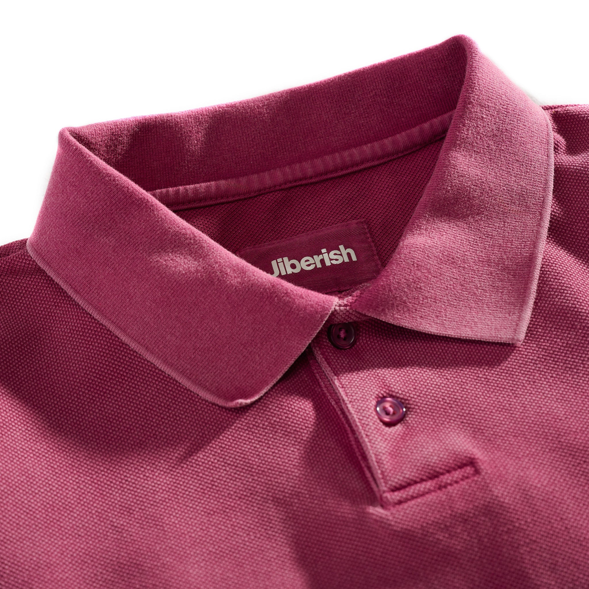 Pigment Dyed Polo Vintage Berry