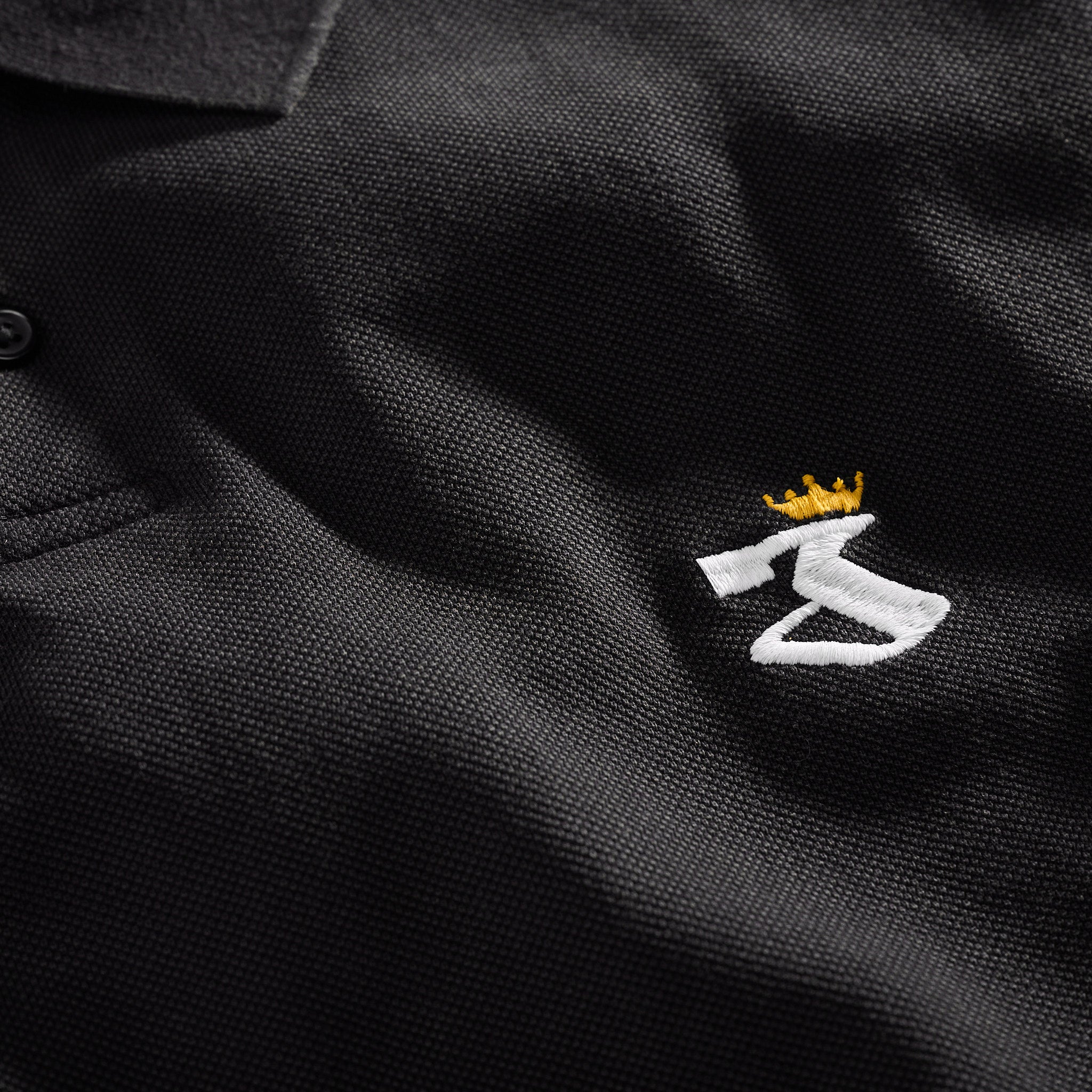 Pigment Dyed Polo Vintage Black