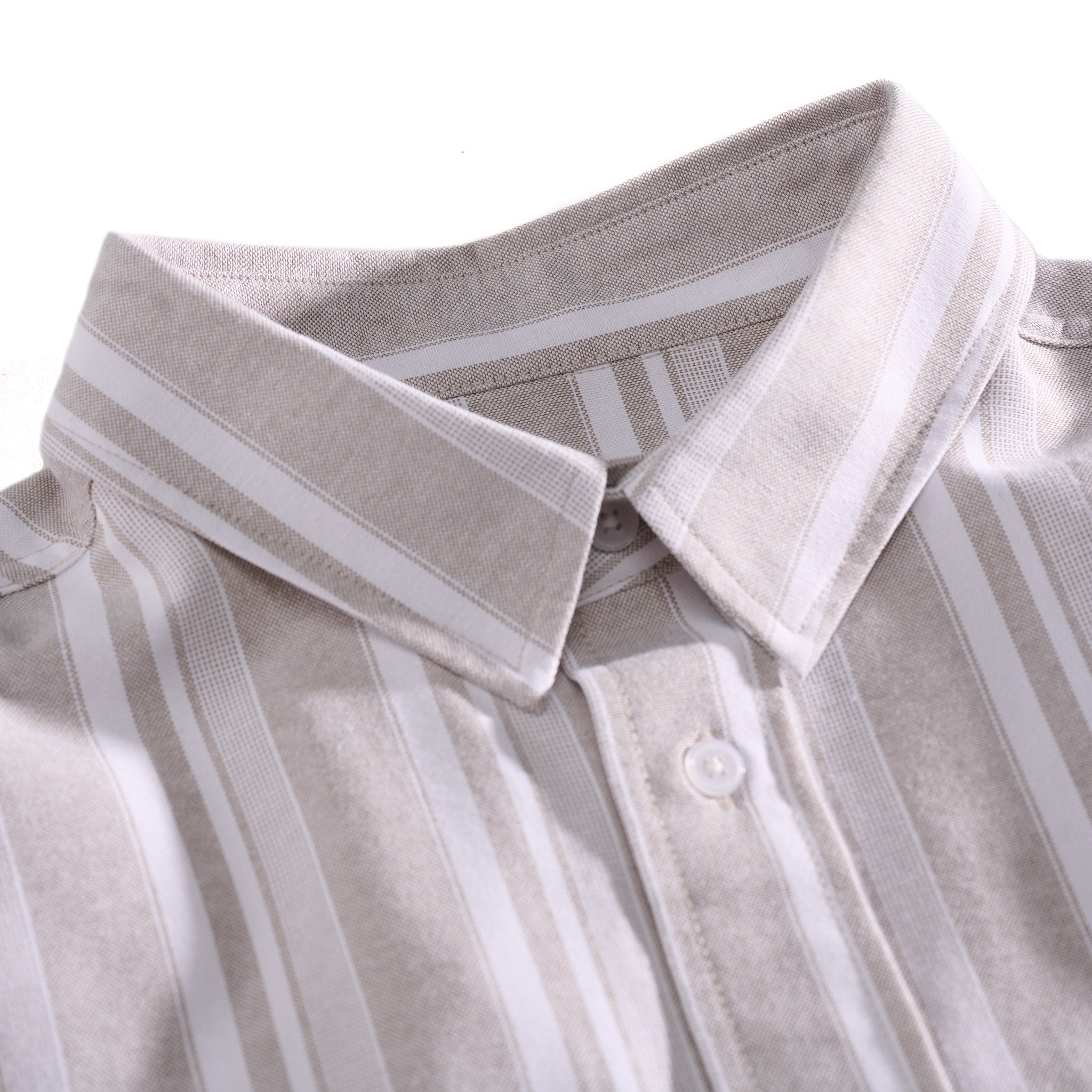 Striped Oxford Shirt Wheat